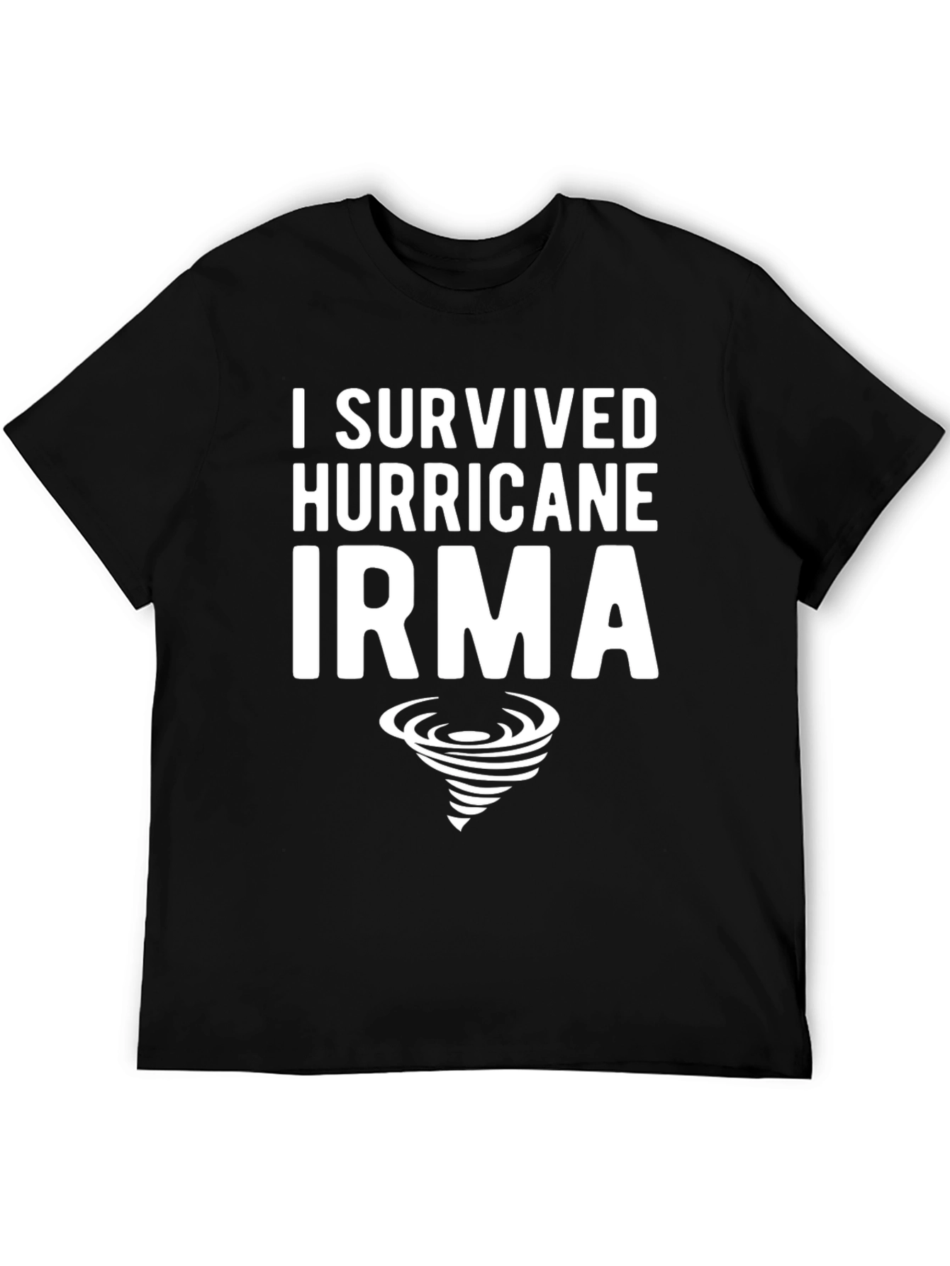 I Survived Hurricane Irma Black Tee