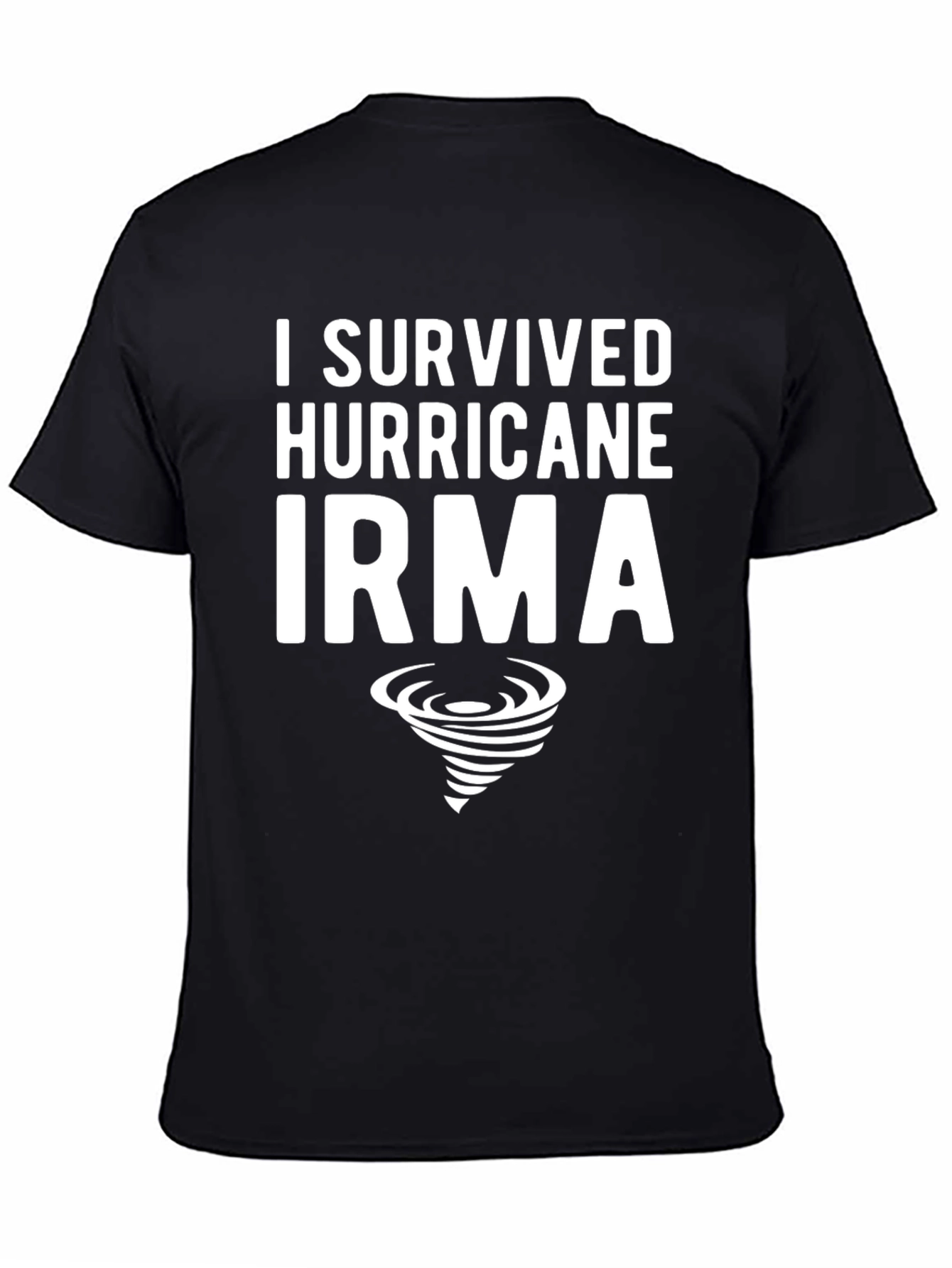 I Survived Hurricane Irma Black Tee