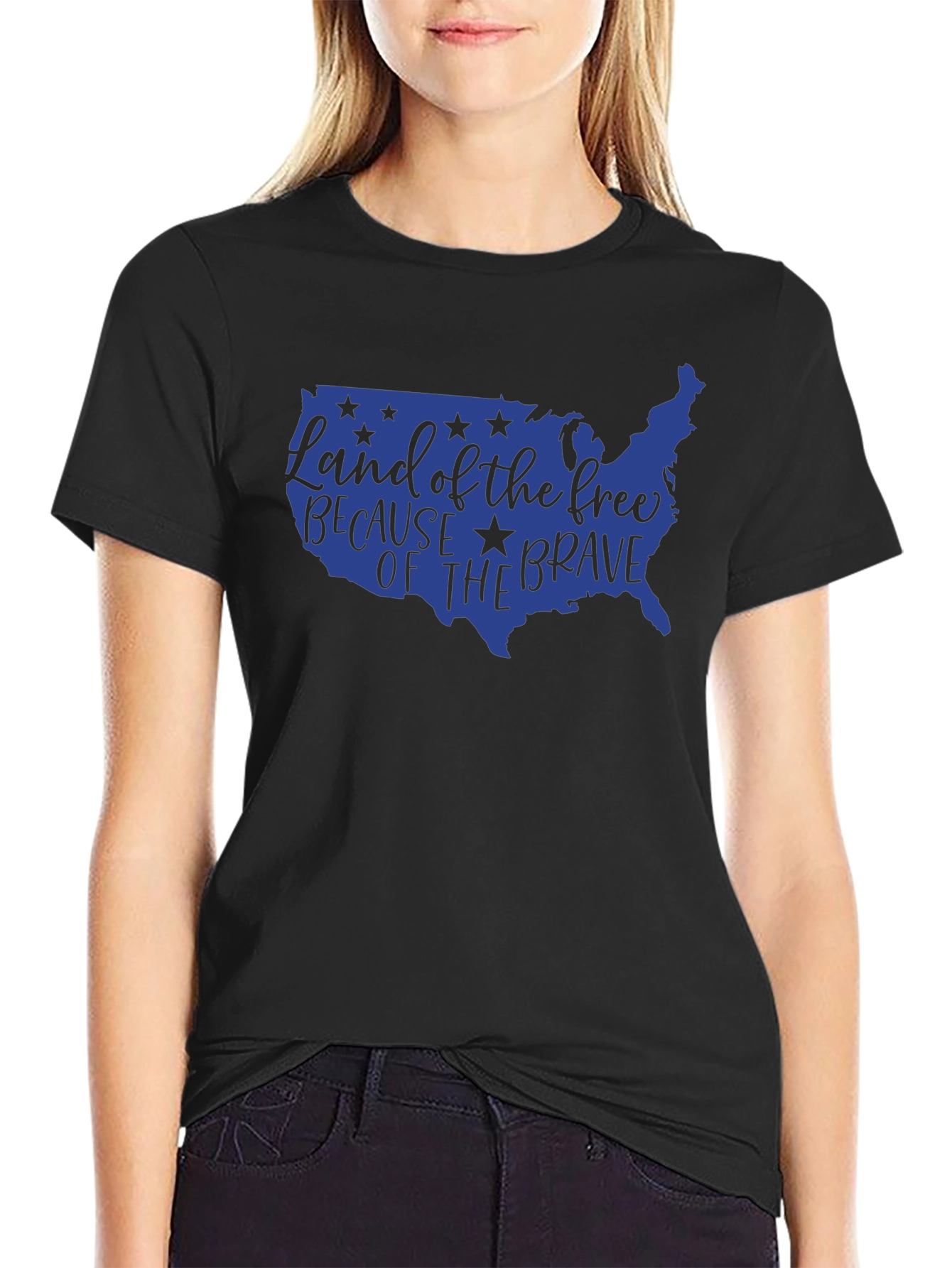 USA Land of the Free Graphic Tee