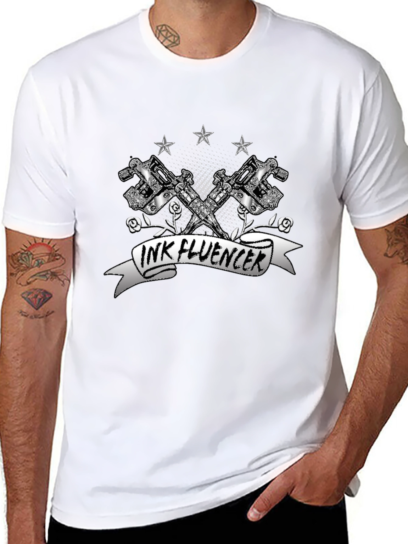 Ink Fluencer Tattoo Artist Black T-Shirt