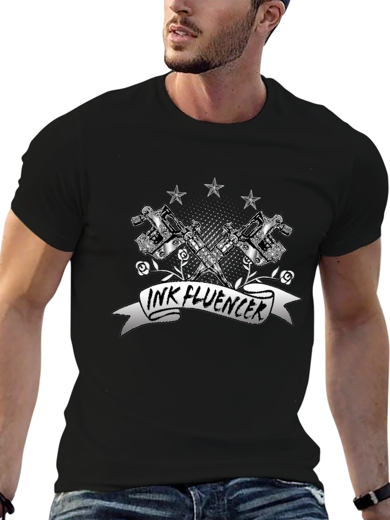 Ink Fluencer Tattoo Artist Black T-Shirt