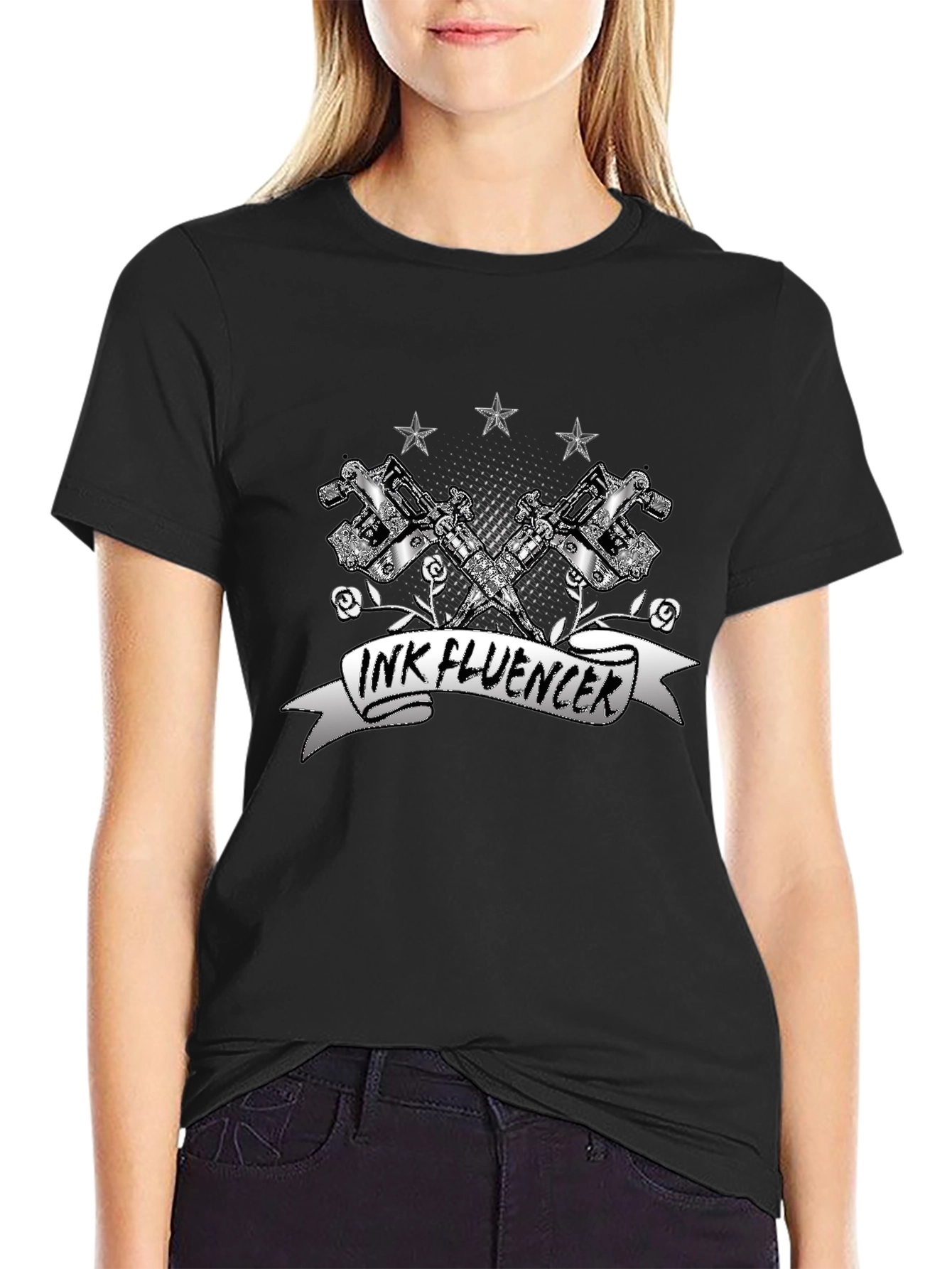 Ink Fluencer Tattoo Artist Black T-Shirt