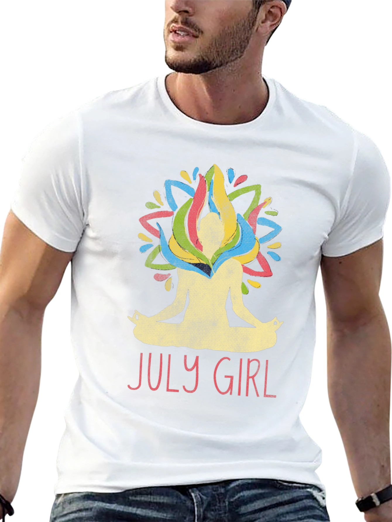 July Girl Yoga Graphic Tee