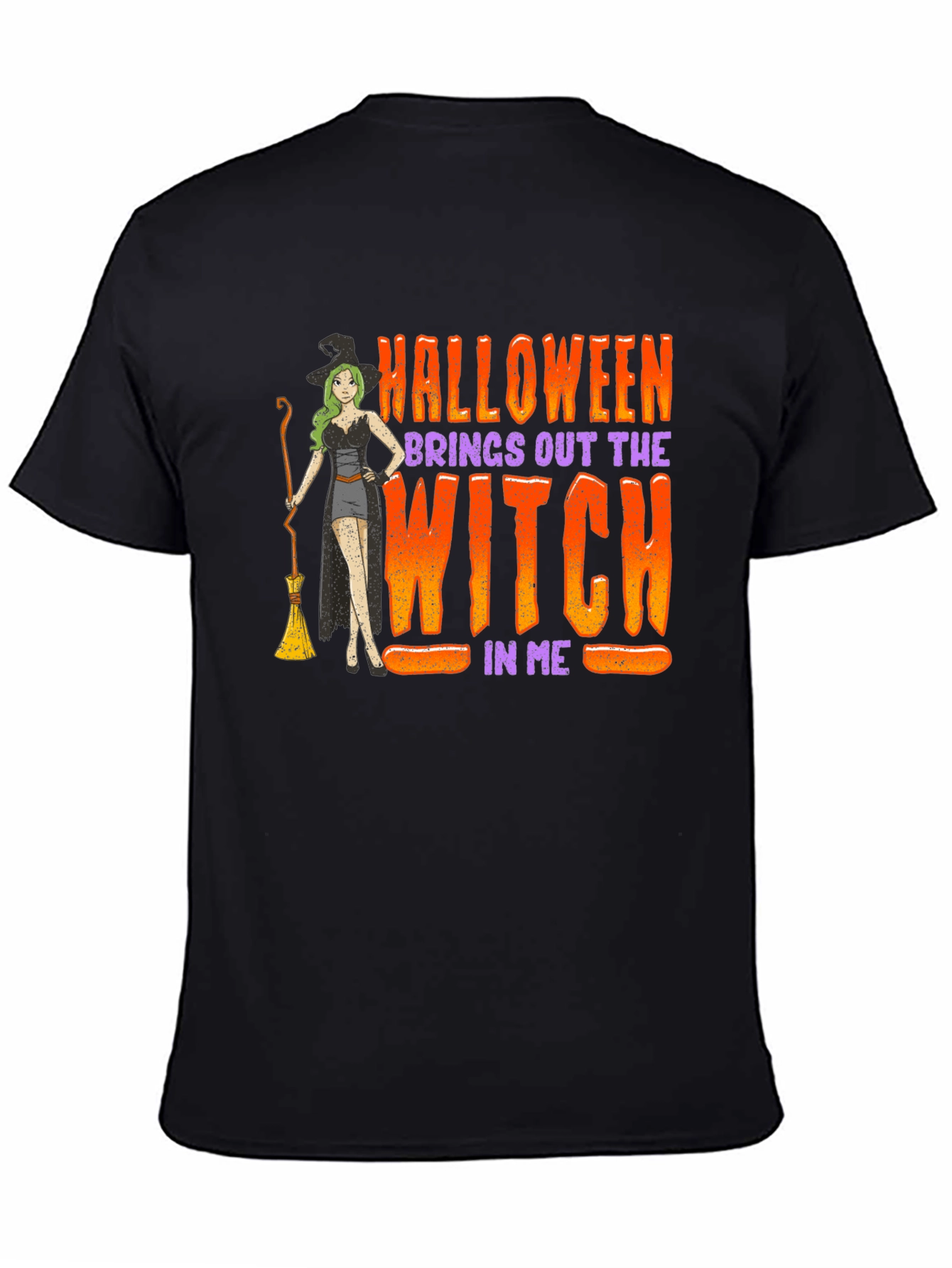 Halloween Witch T-Shirt: Spooky Season Apparel