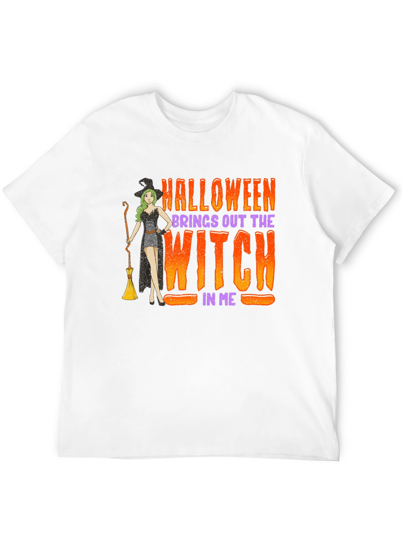 Halloween Witch T-Shirt: Spooky Season Apparel