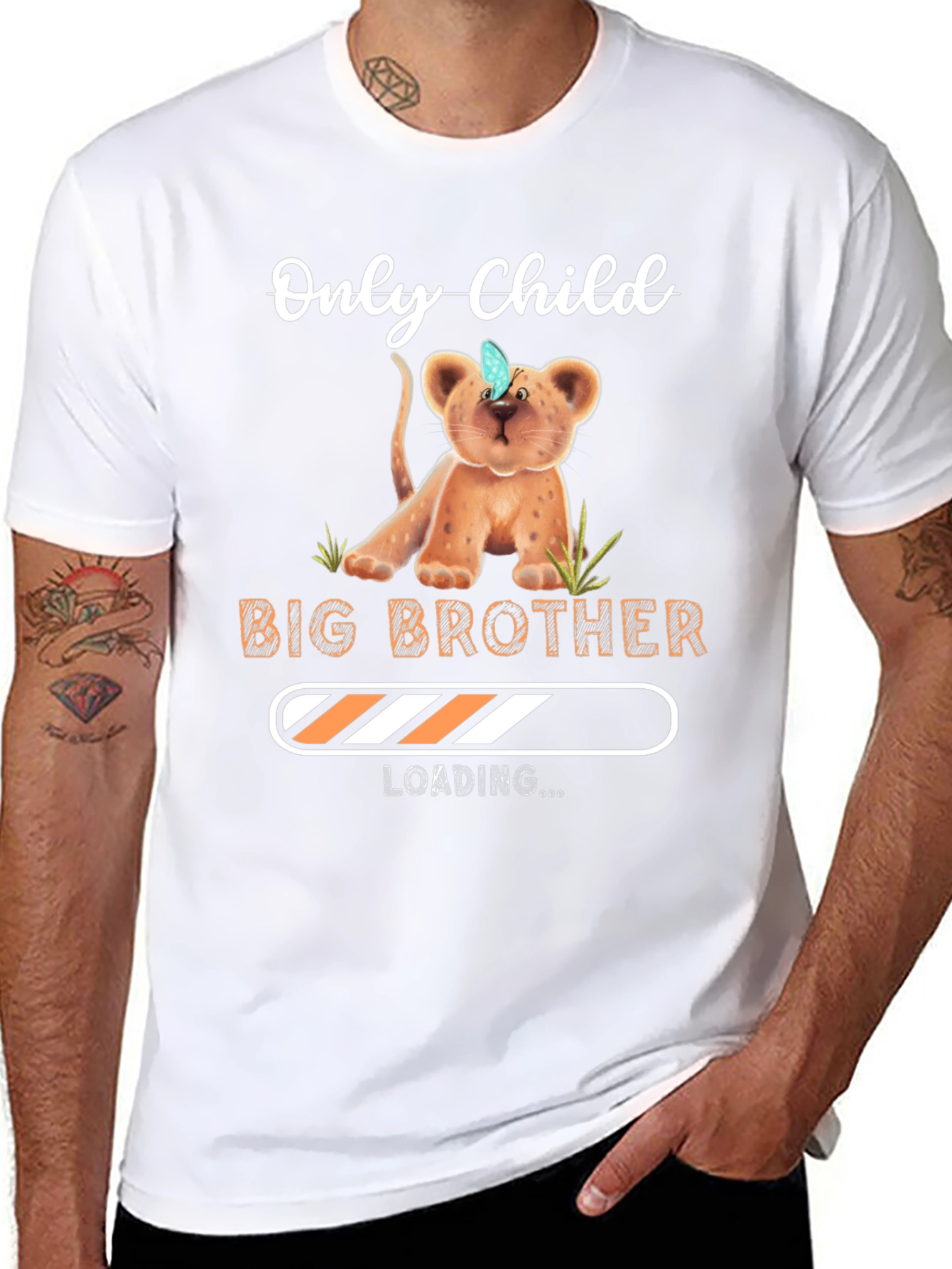 Only Child Big Brother Loading T-Shirt