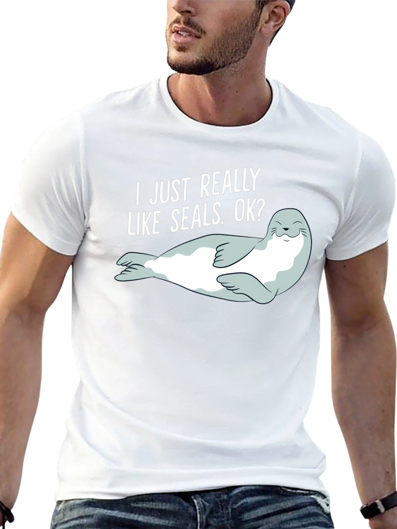 I Like Seals OK? Graphic T-Shirt