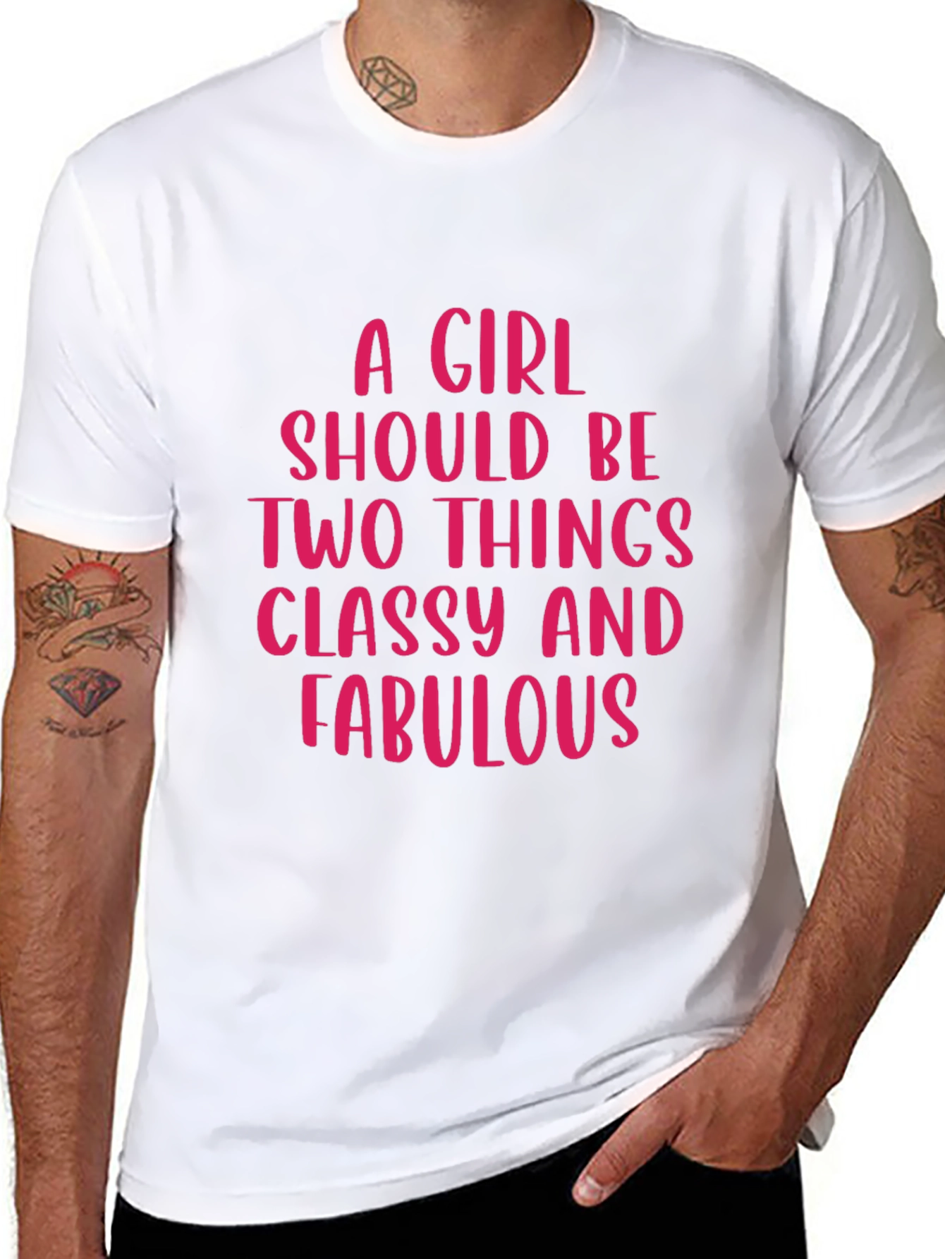 Classy & Fabulous Graphic Tee - Womens Fashion T-Shirt