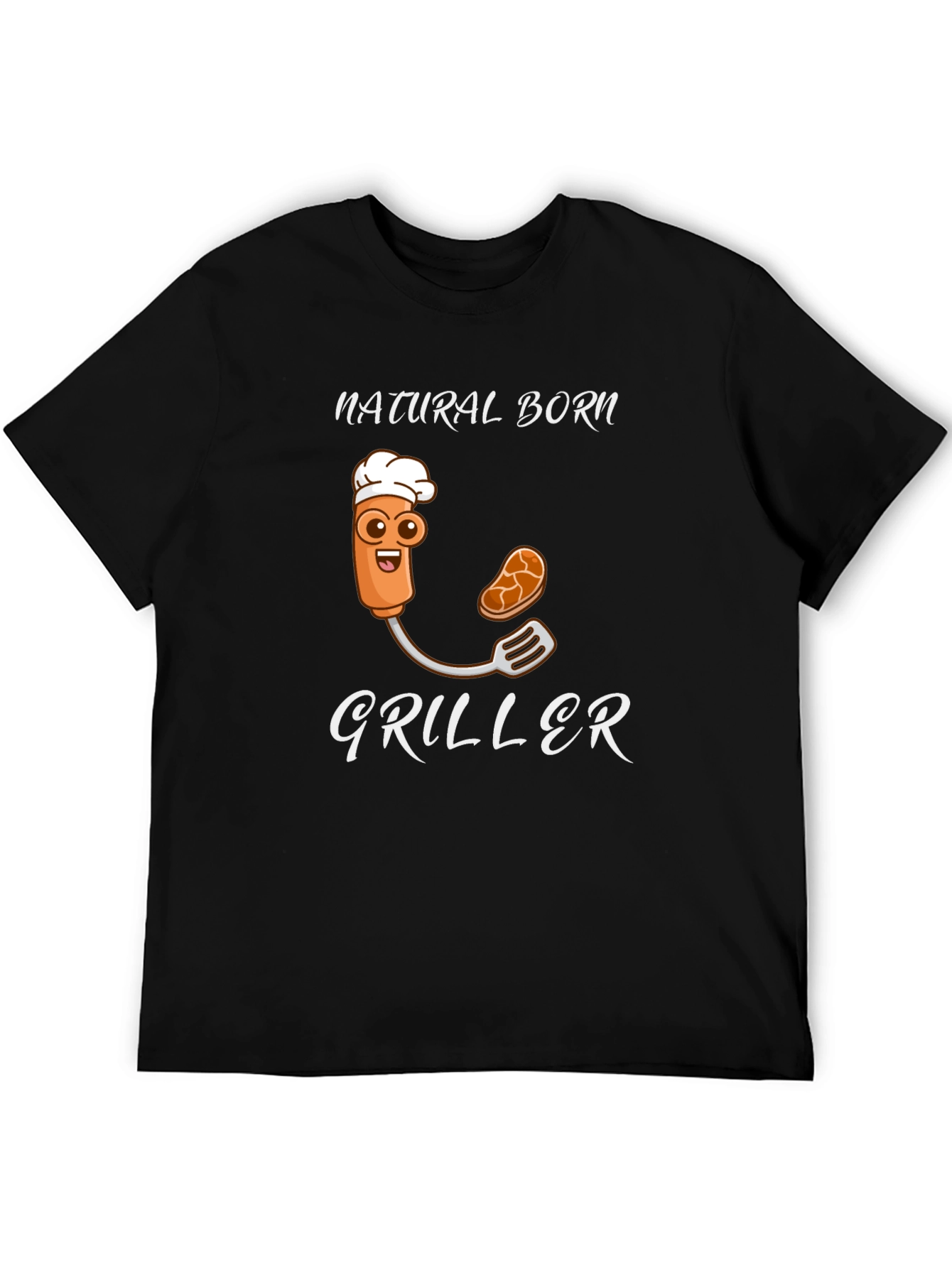 Natural Born Griller Funny T-Shirt