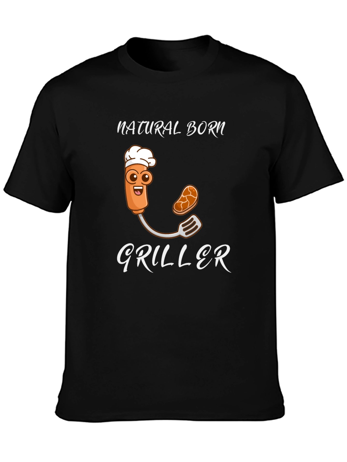 Natural Born Griller Funny T-Shirt