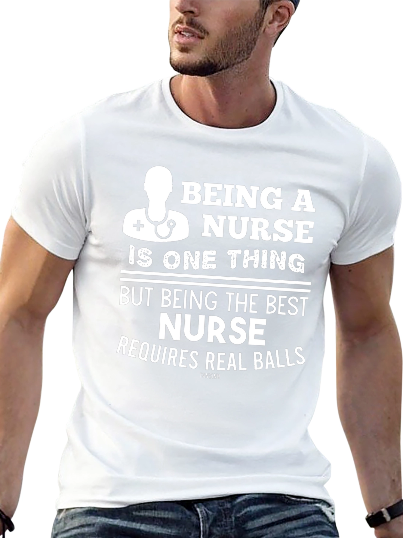 Nurse T-Shirt: Real Balls Required