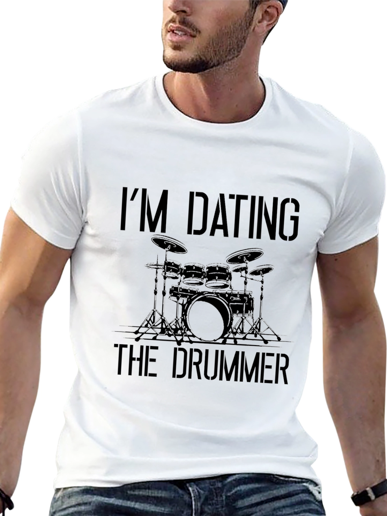 Im Dating the Drummer T-Shirt - Musician Lover Tee