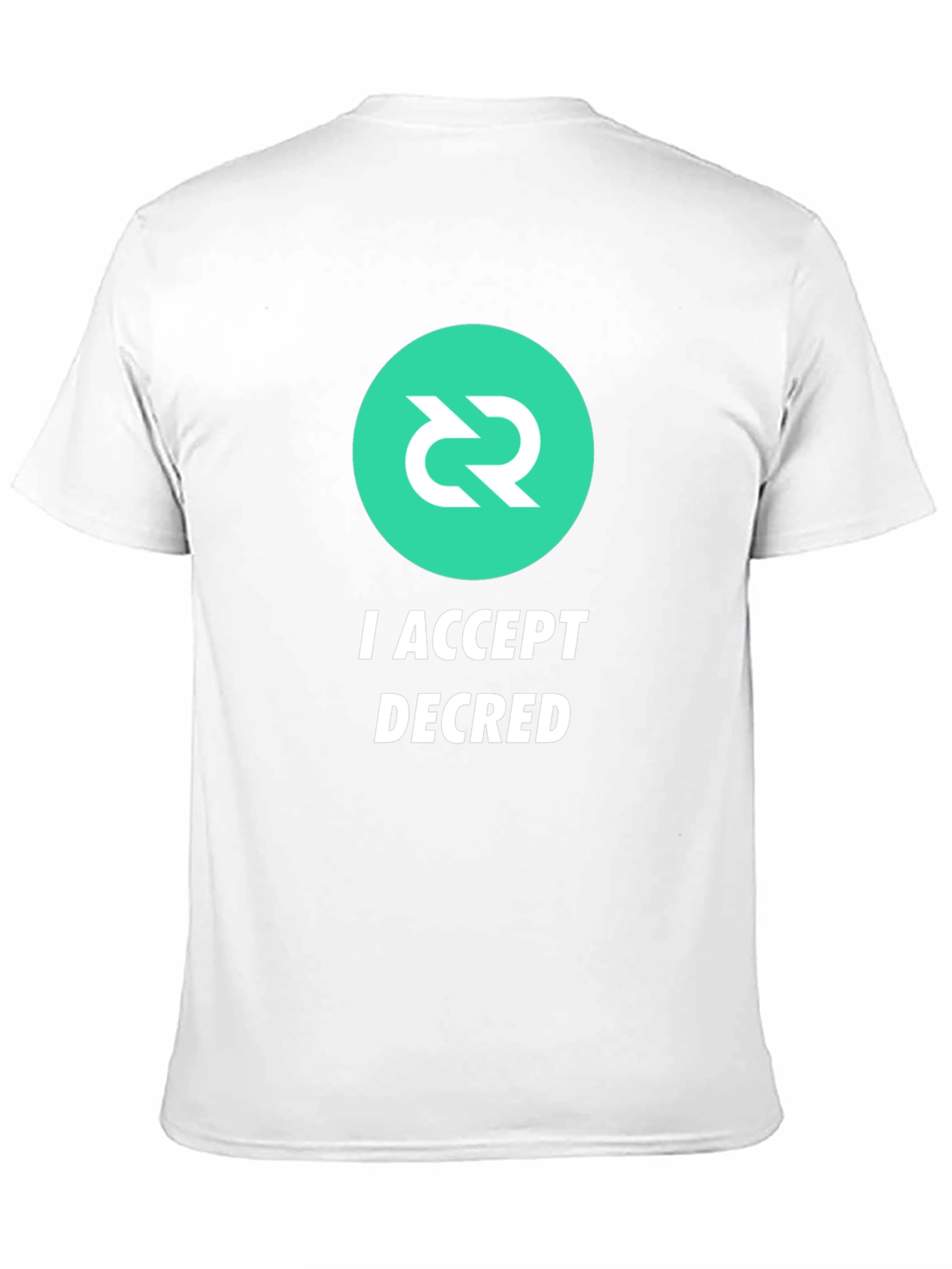 I Accept Decred T-Shirt - Crypto Fashion