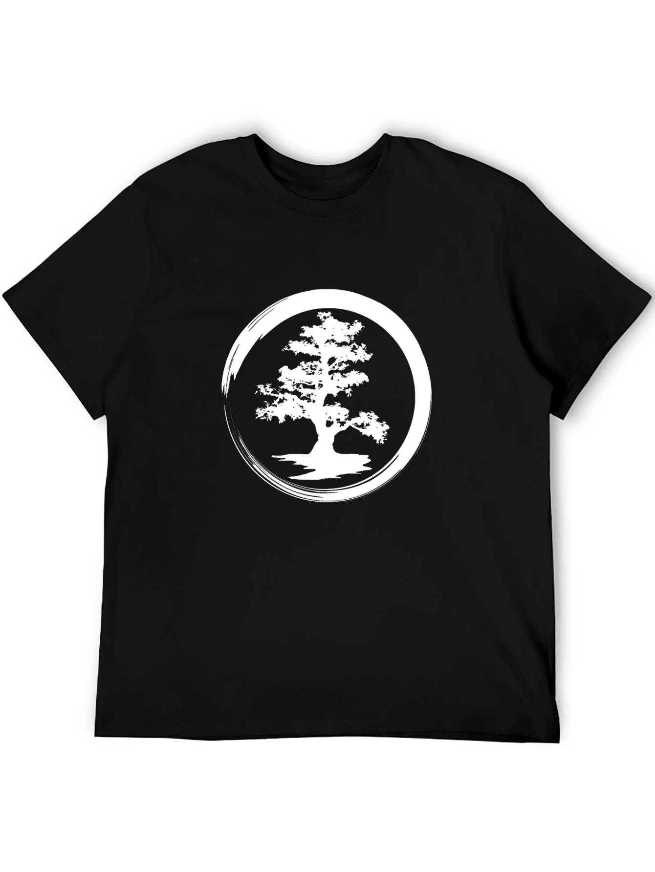 Zen Bonsai Tree Graphic T-Shirt