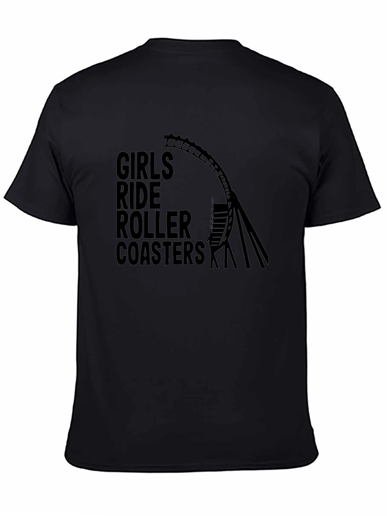 Girls Ride Roller Coasters Graphic Tee