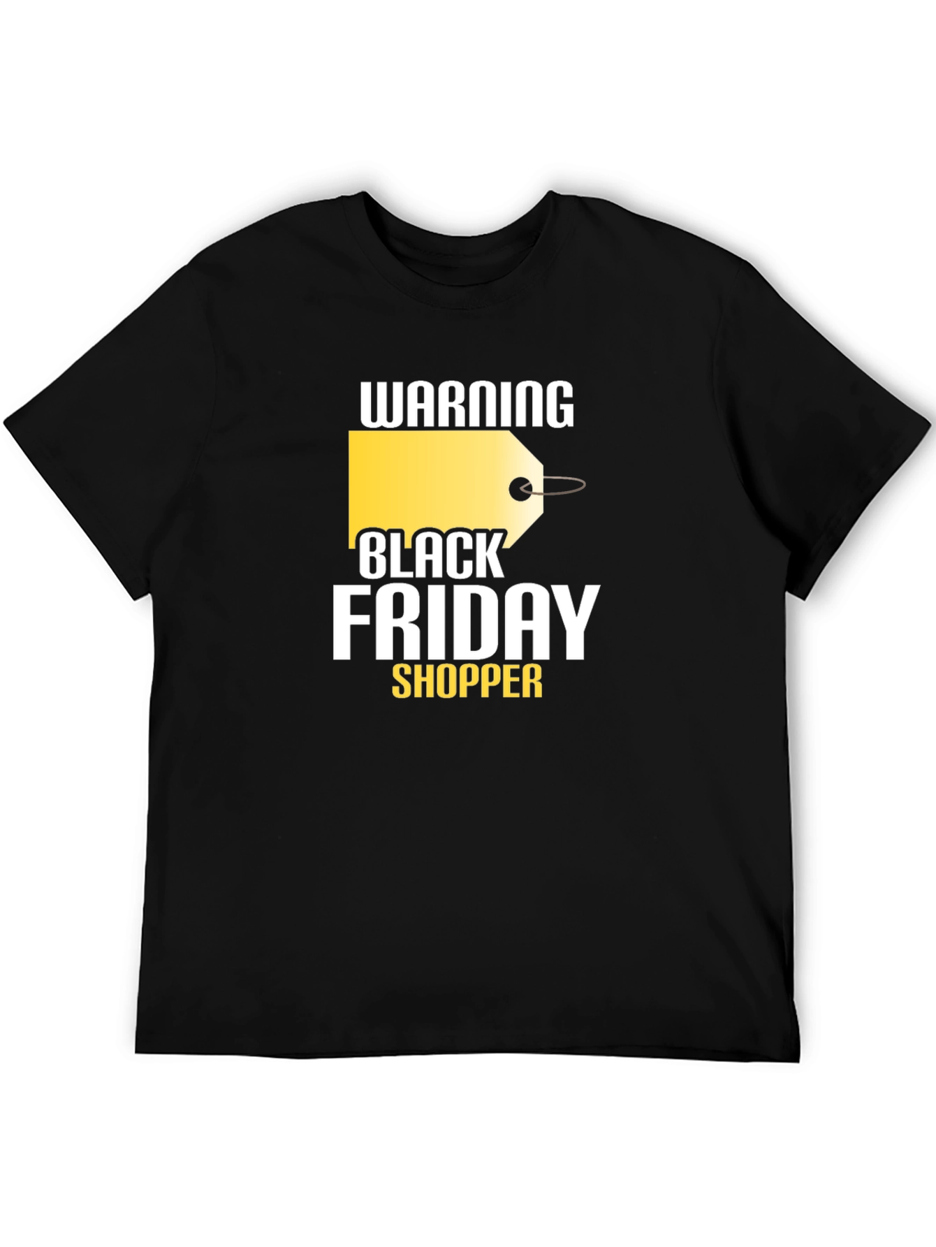 Warning Black Friday Shopper Graphic Tee