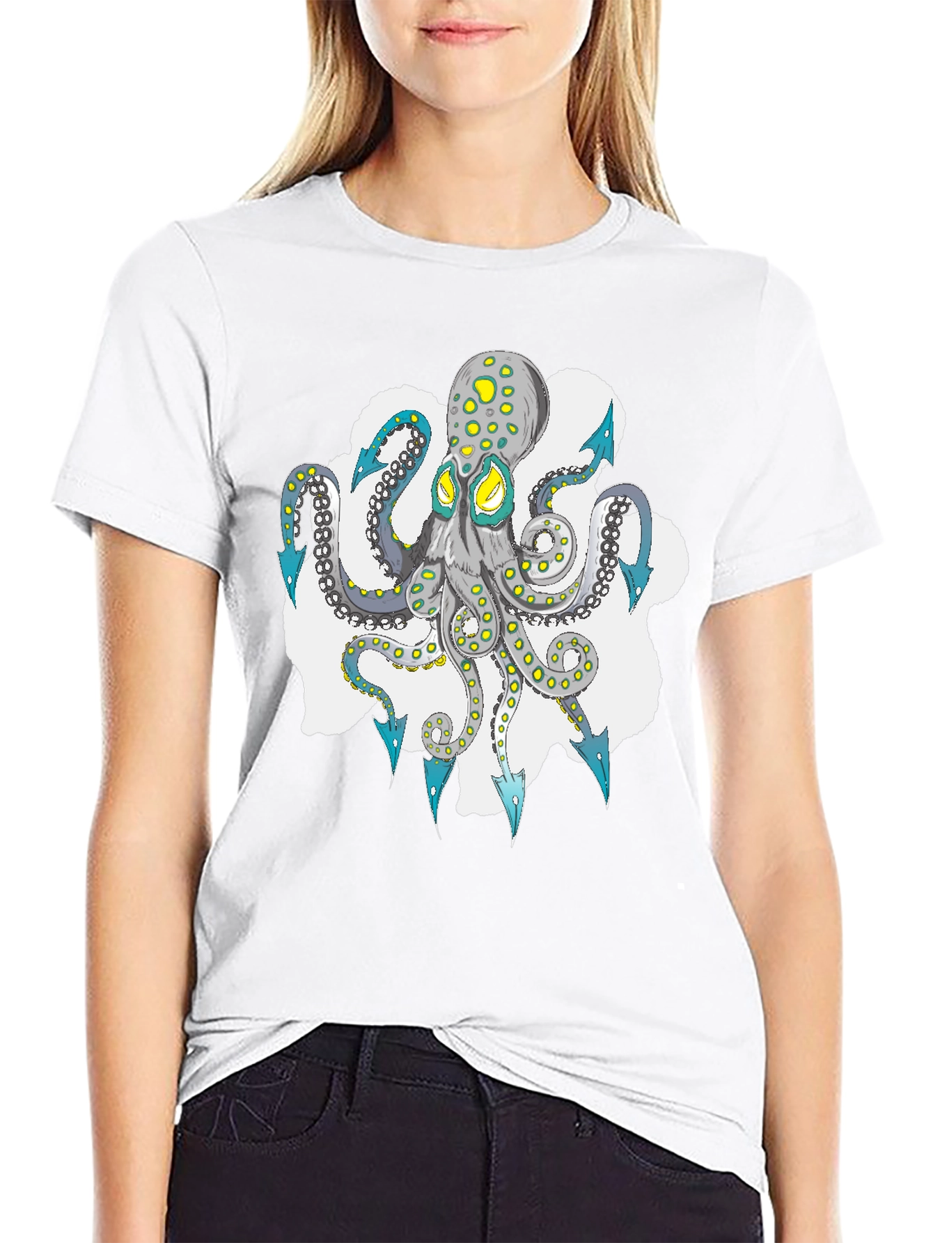 Octopus Graphic Tee - Cool Sea Life Design