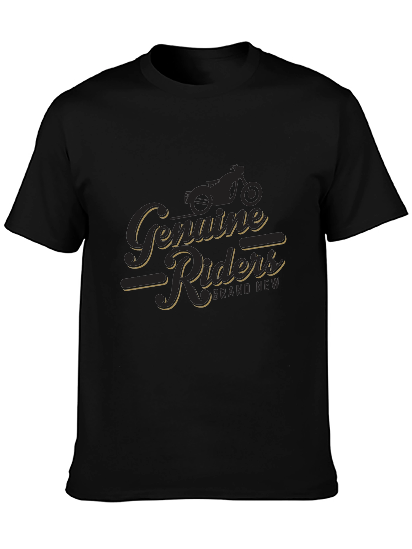 Genuine Riders Black T-Shirt