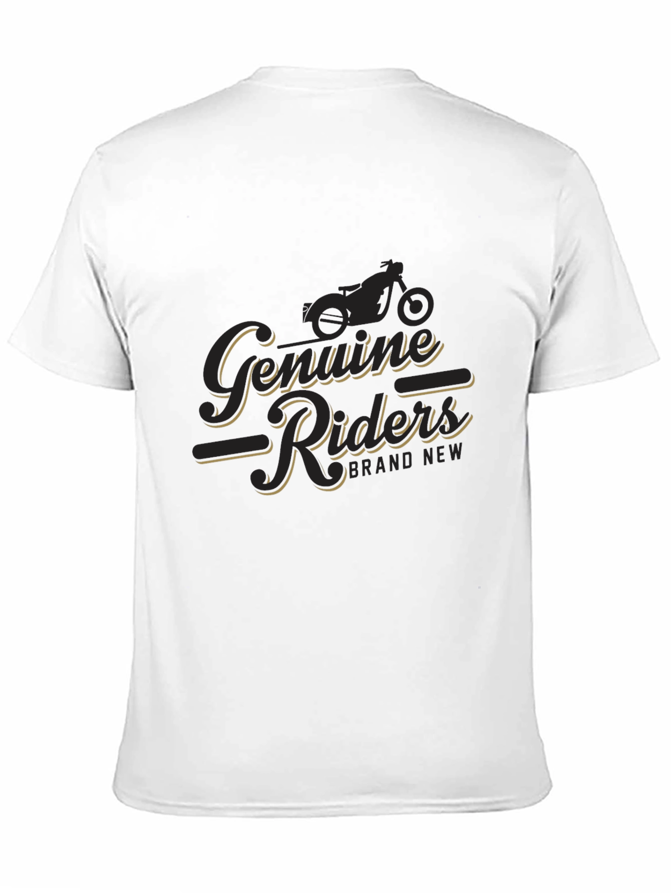 Genuine Riders Black T-Shirt