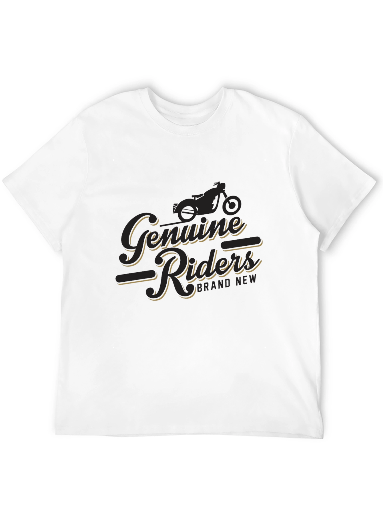 Genuine Riders Black T-Shirt