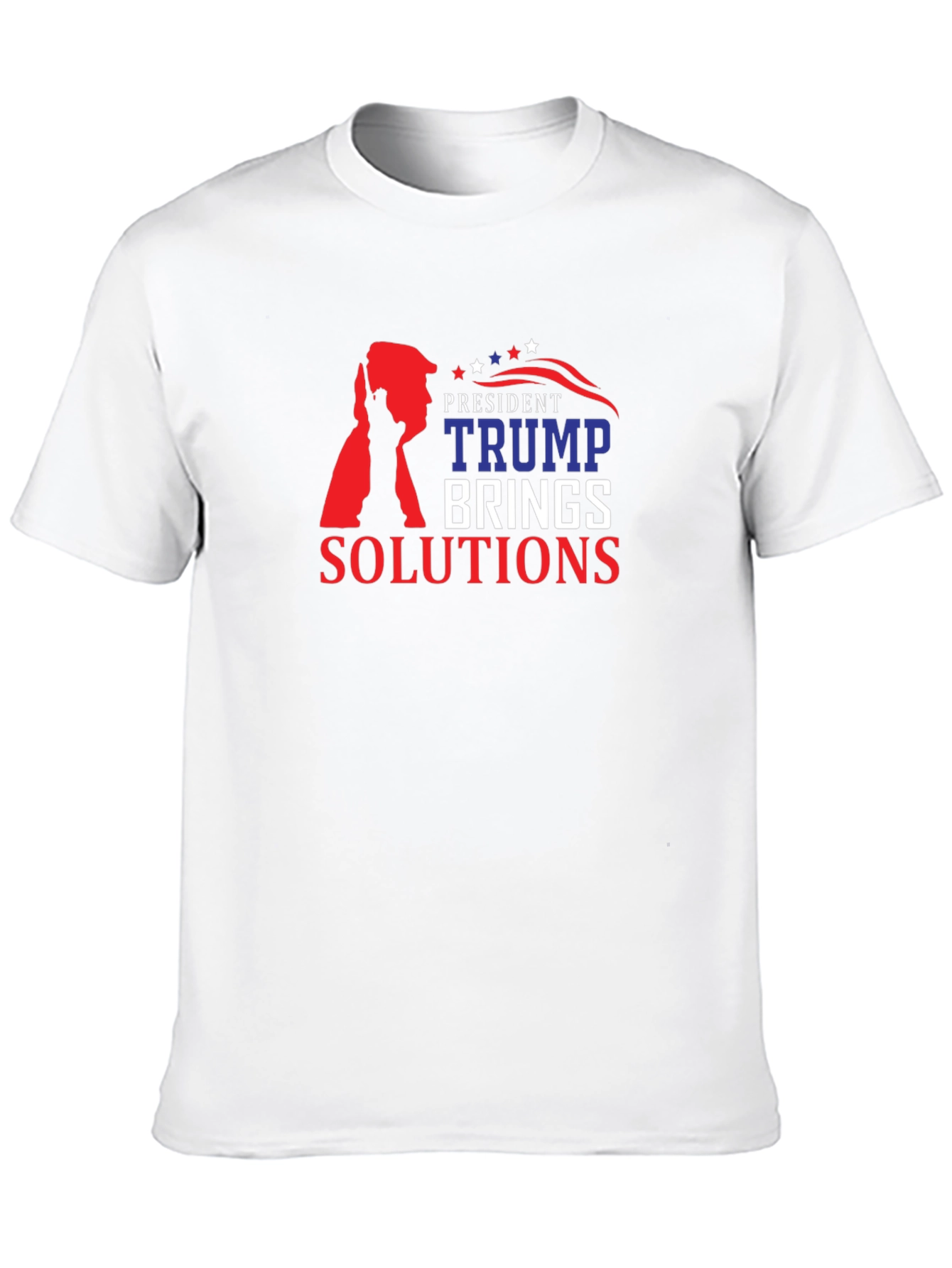 President Trump Brings Solutions Black T-Shirt