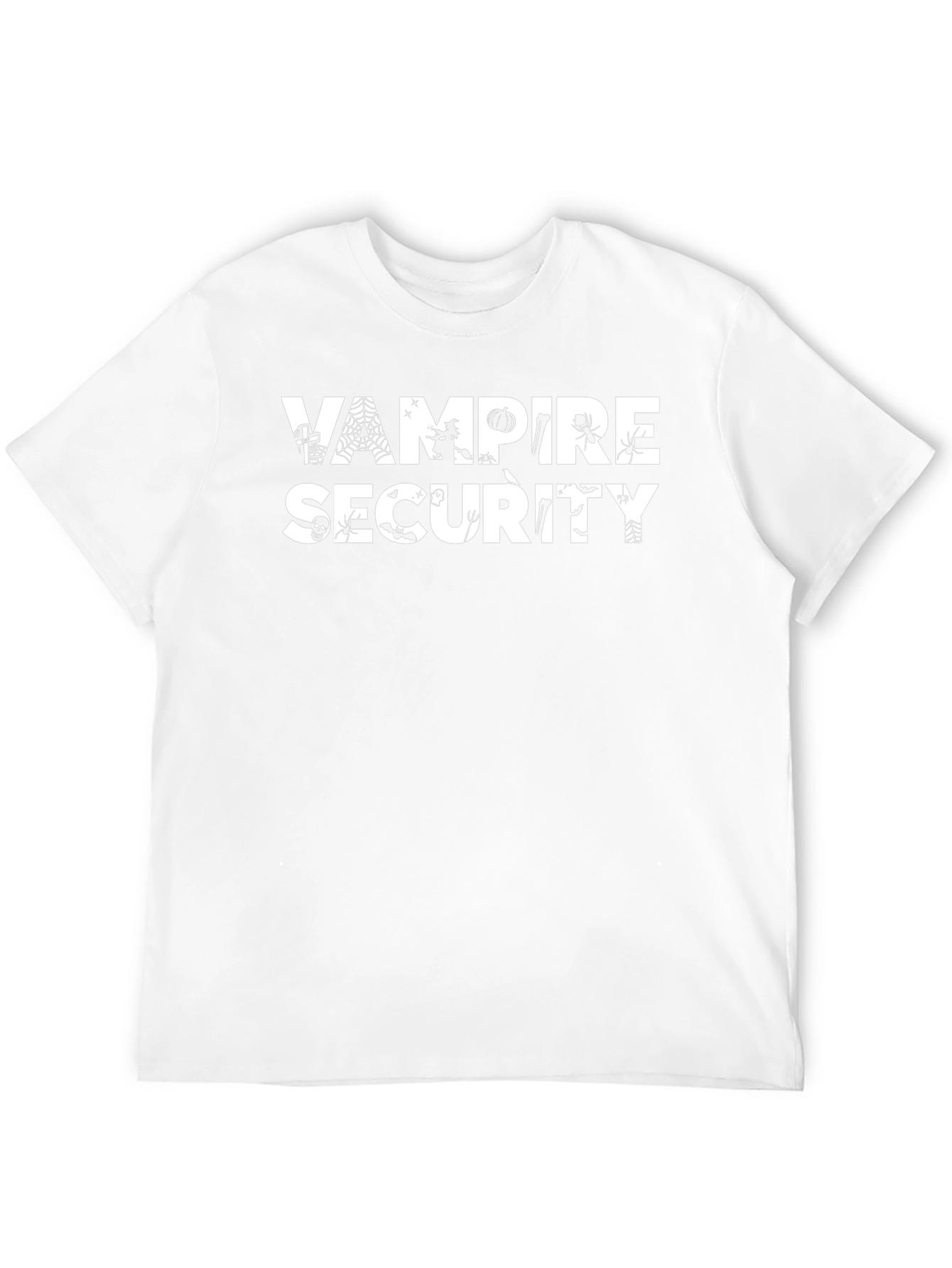 Vampire Security Halloween Graphic T-Shirt