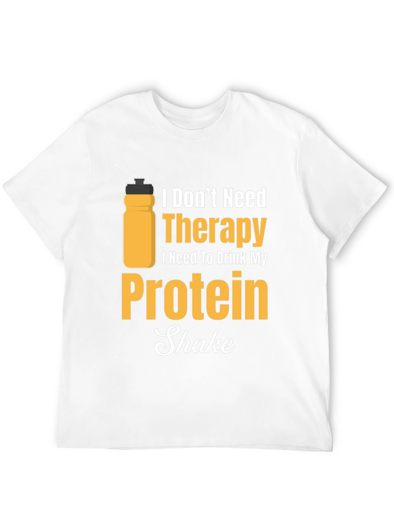 Protein Shake Therapy T-Shirt - Gym Workout Apparel