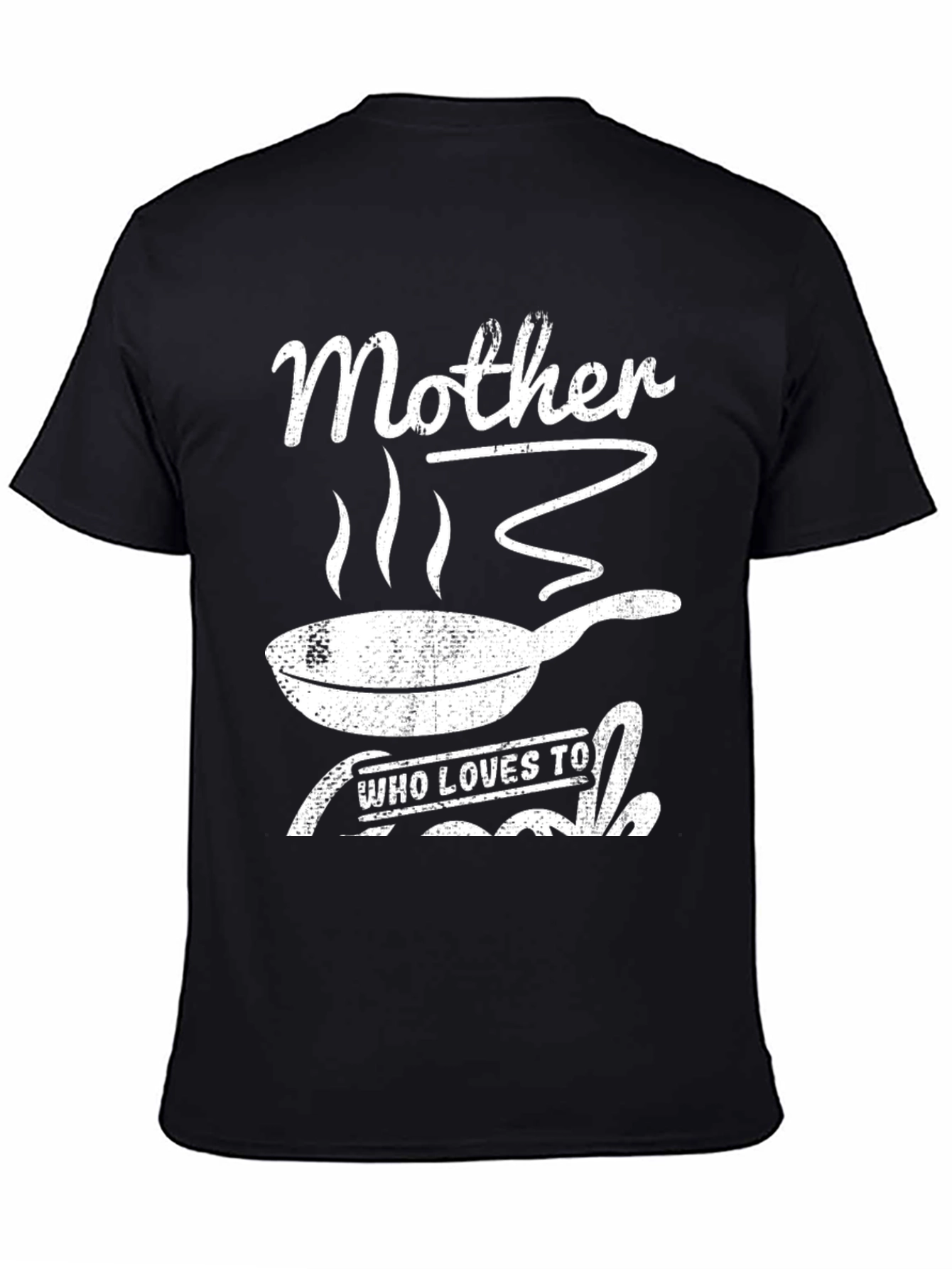 Mother Who Loves to Cook Black T-Shirt