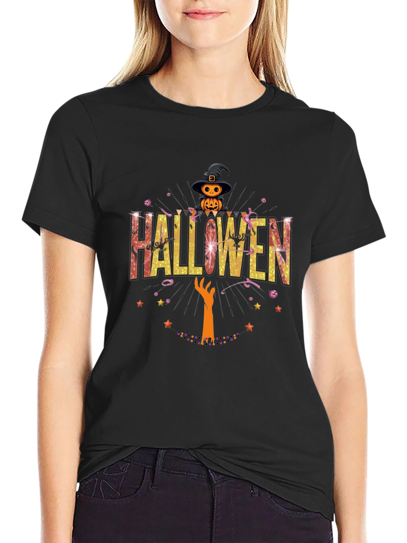 Halloween Graphic Tee - Spooky Season Shirt