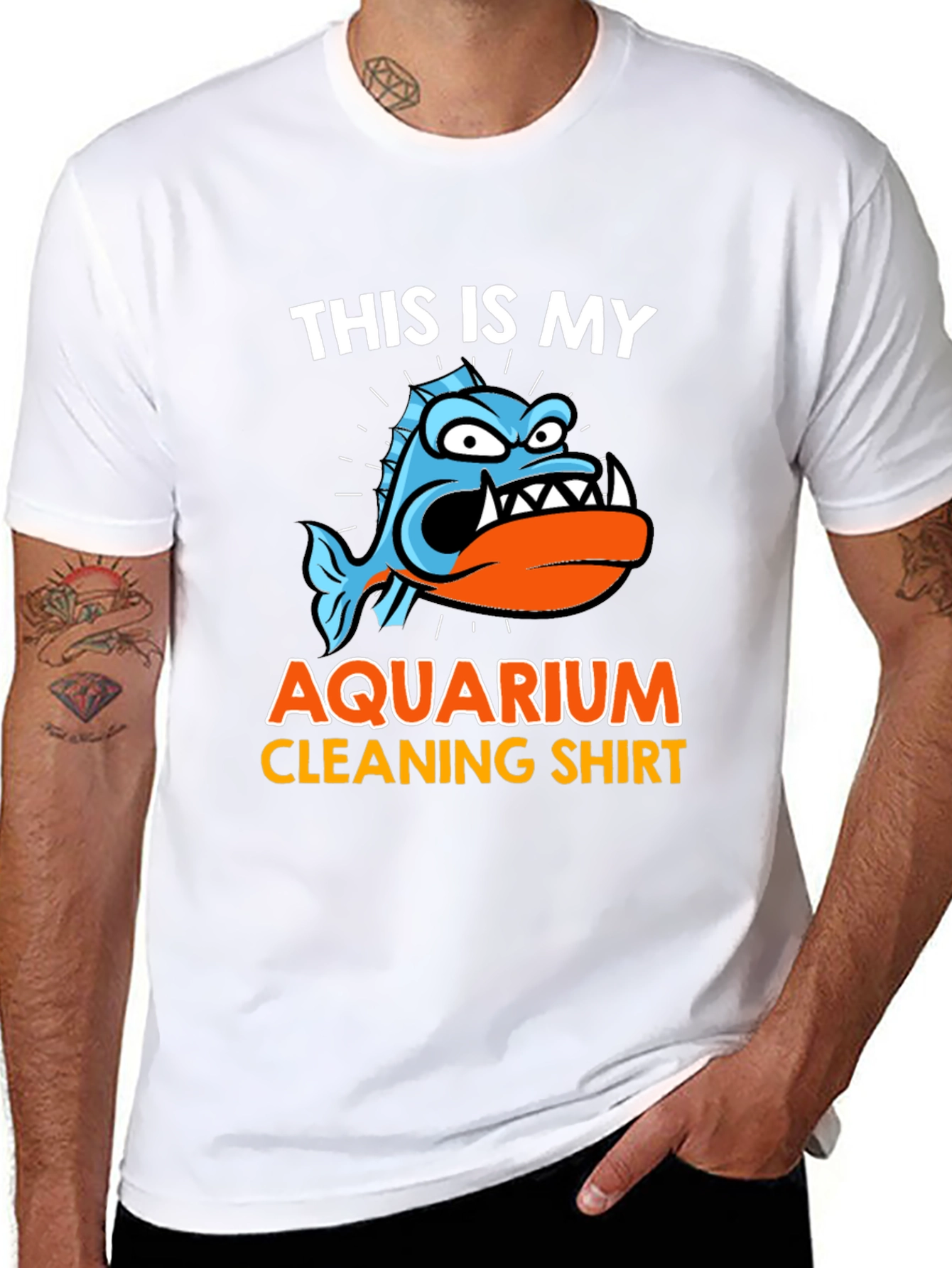 Aquarium Cleaning T-Shirt - Funny Fish Keeper Tee