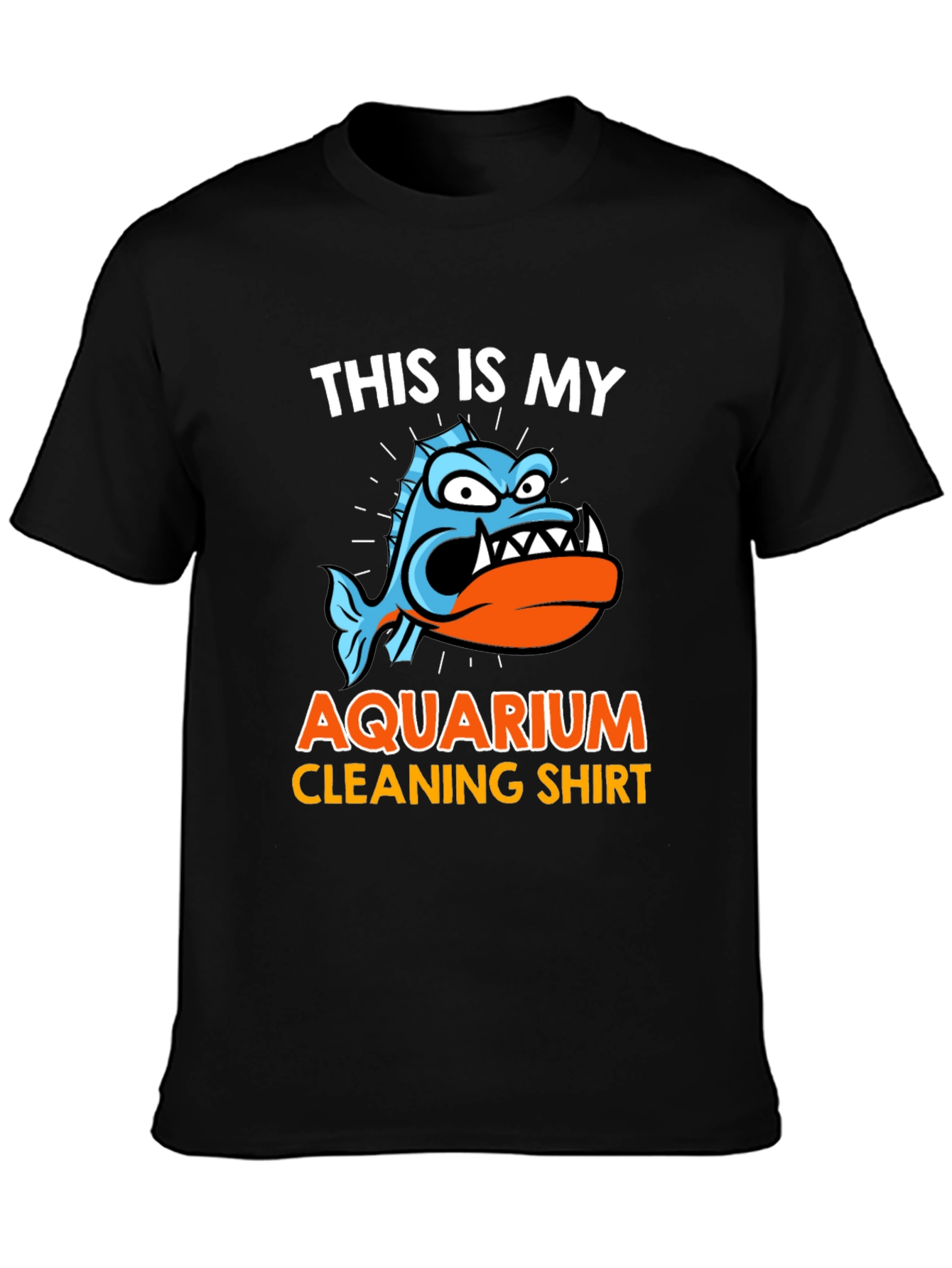 Aquarium Cleaning T-Shirt - Funny Fish Keeper Tee