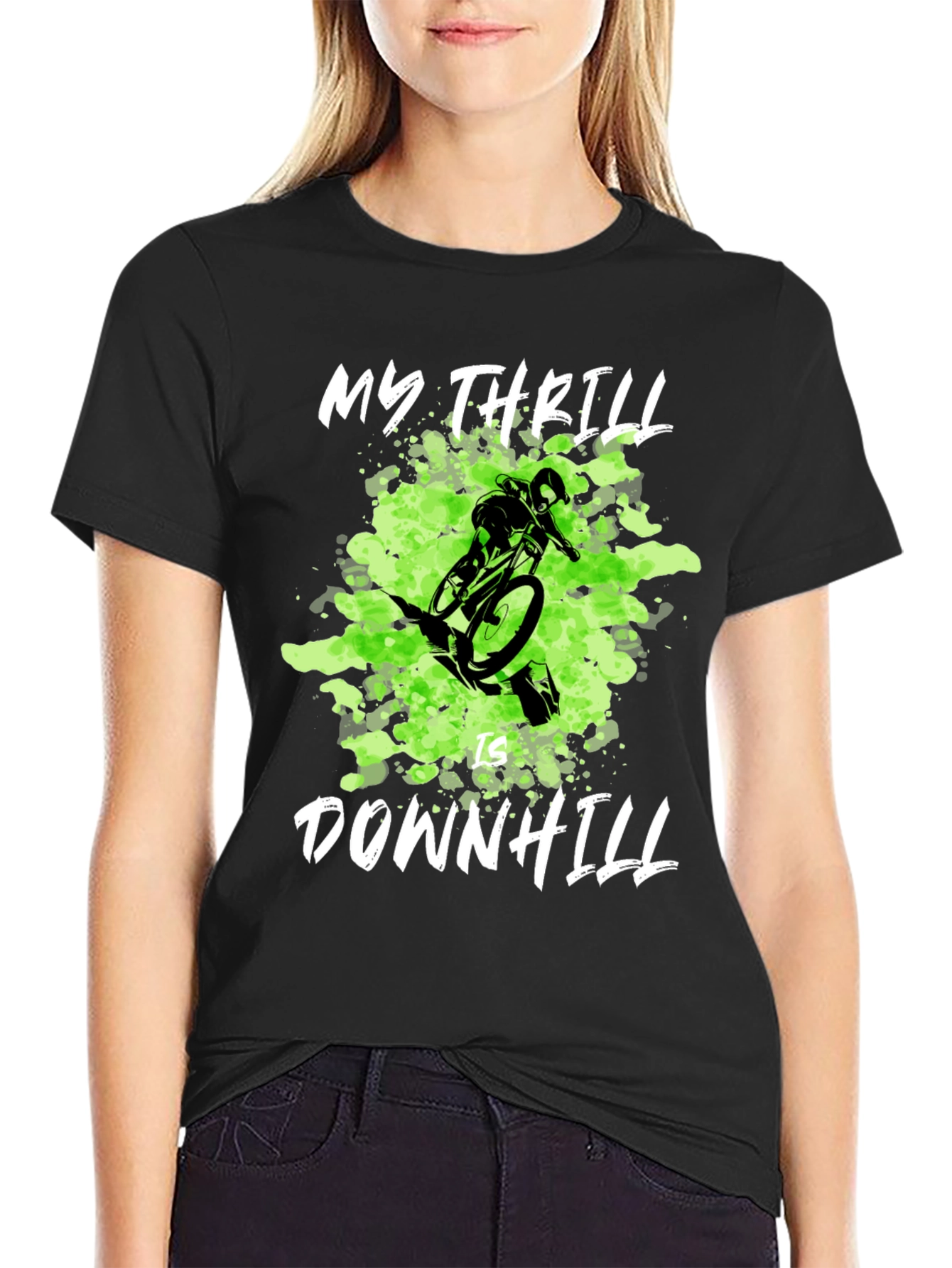 My Thrill is Downhill Mountain Biking T-Shirt