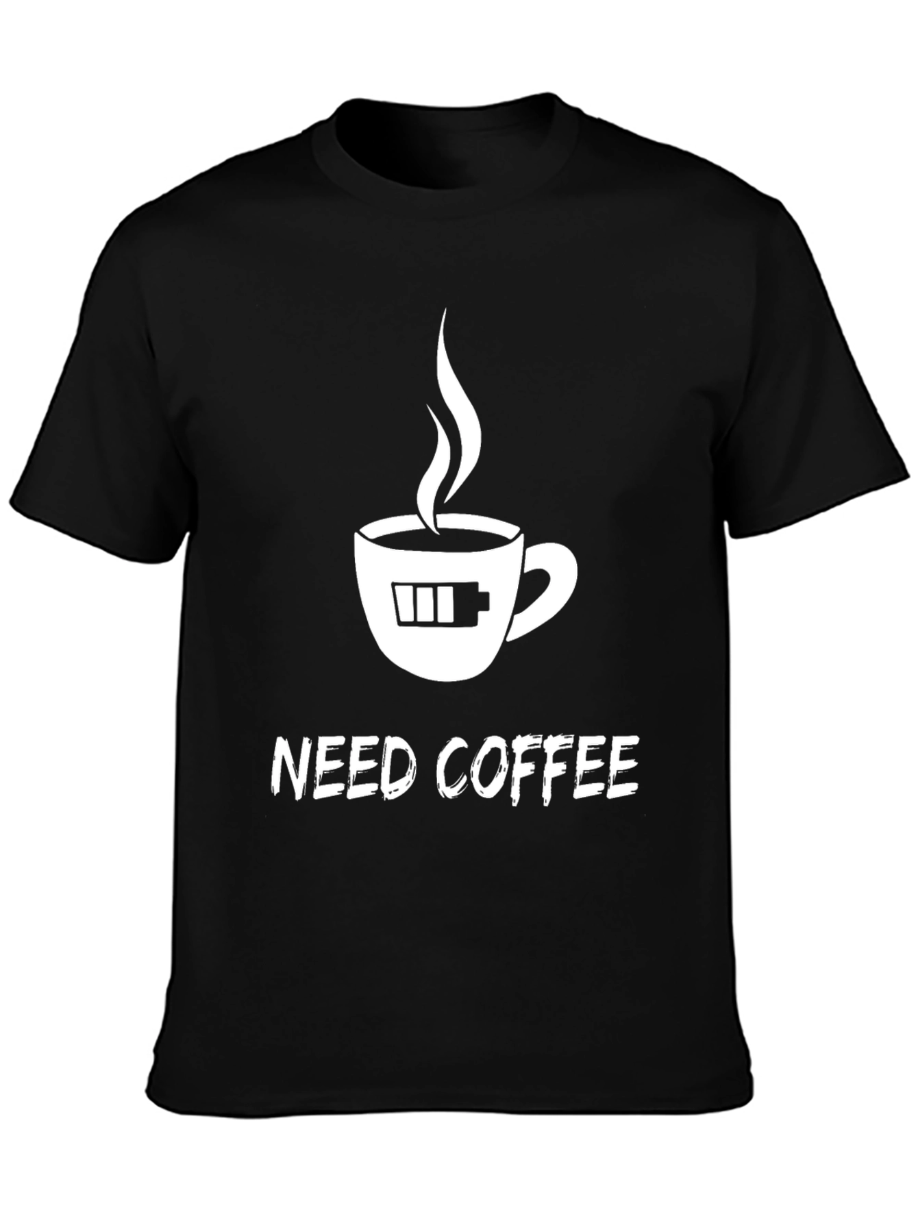 Need Coffee Battery T-Shirt