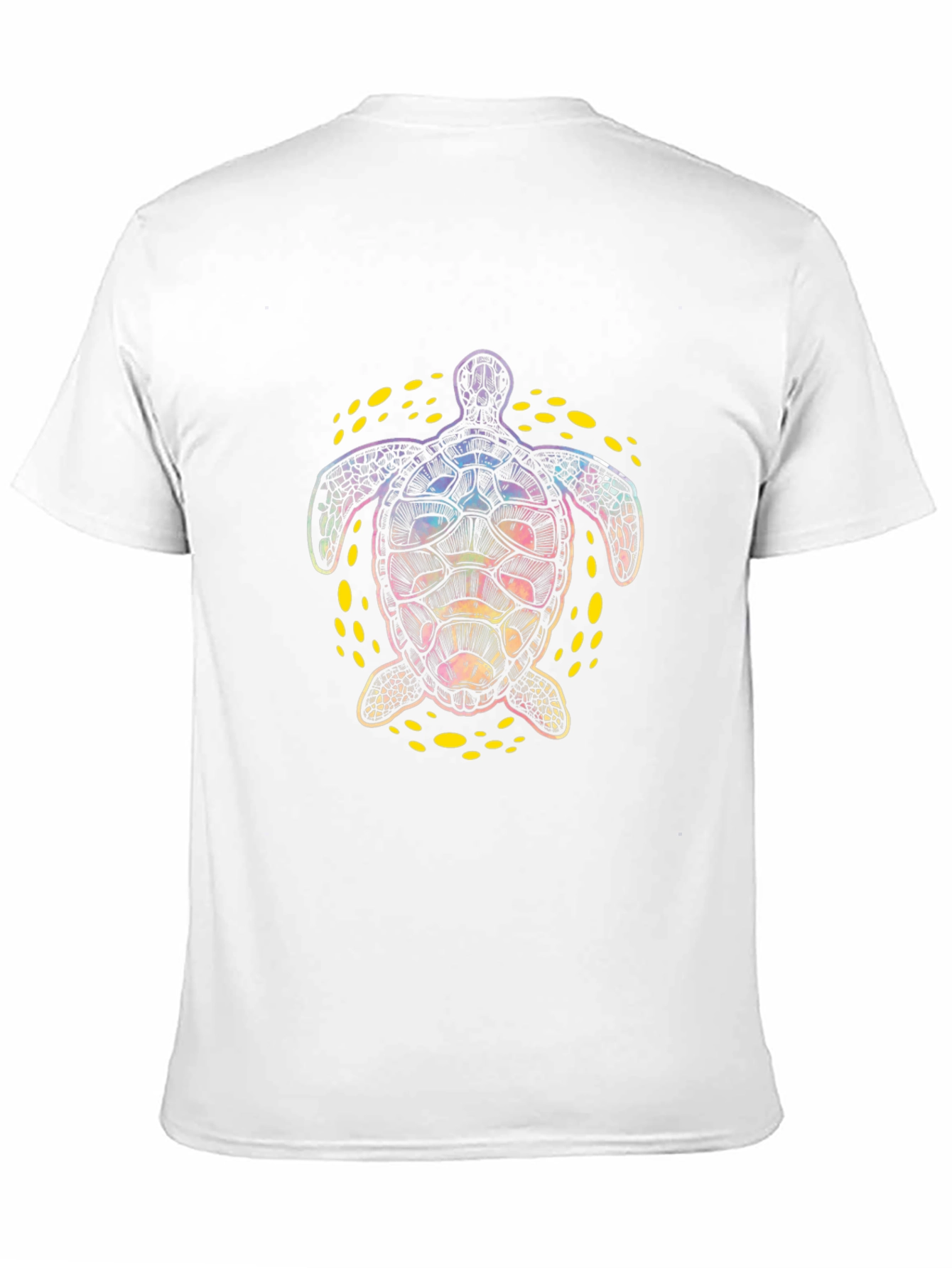 Turtle Graphic Tee - Black Cotton Comfort