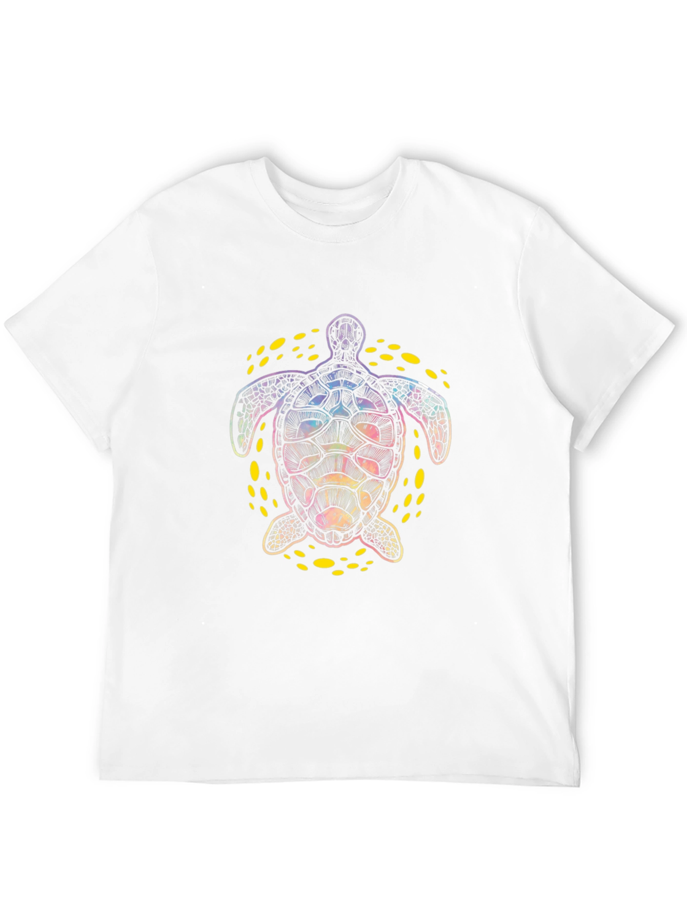 Turtle Graphic Tee - Black Cotton Comfort