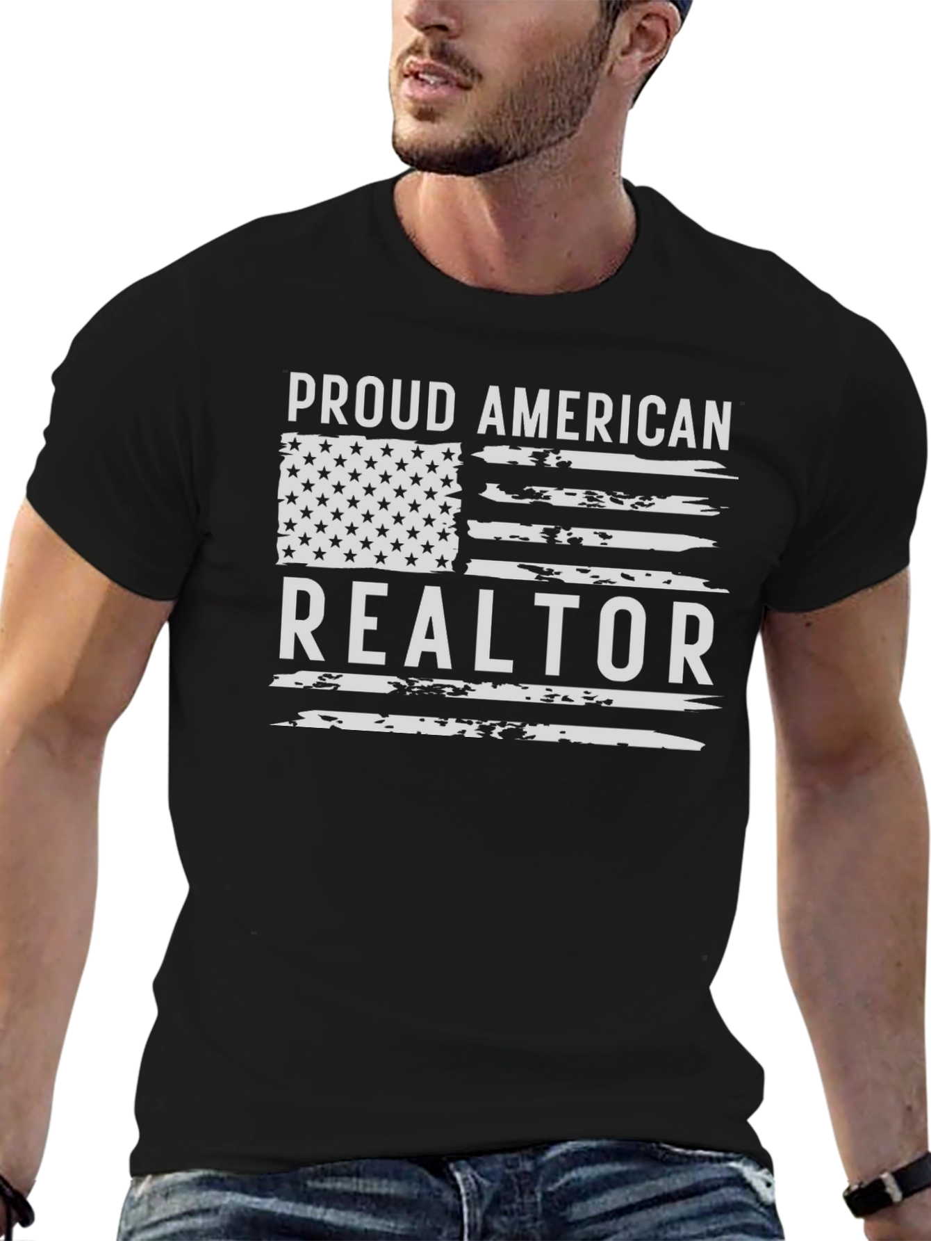 Proud American Realtor Patriotic T-Shirt