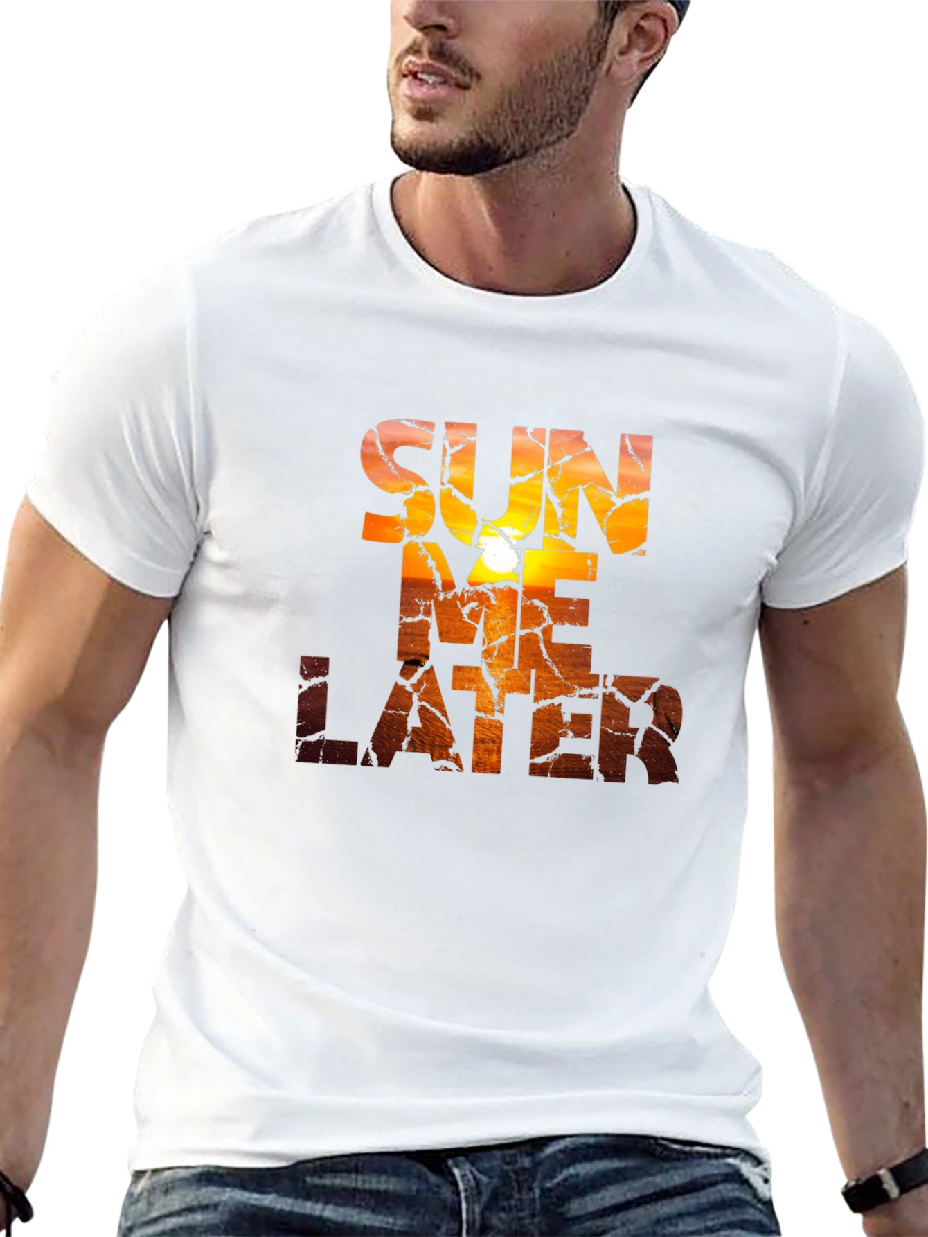 Sun Me Later Graphic T-Shirt - Trendy Summer Tee
