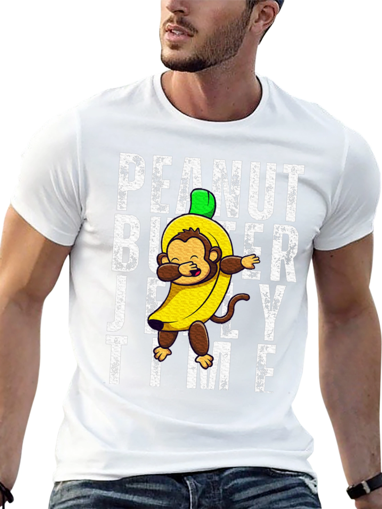 Peanut Butter Jelly Time Monkey T-Shirt