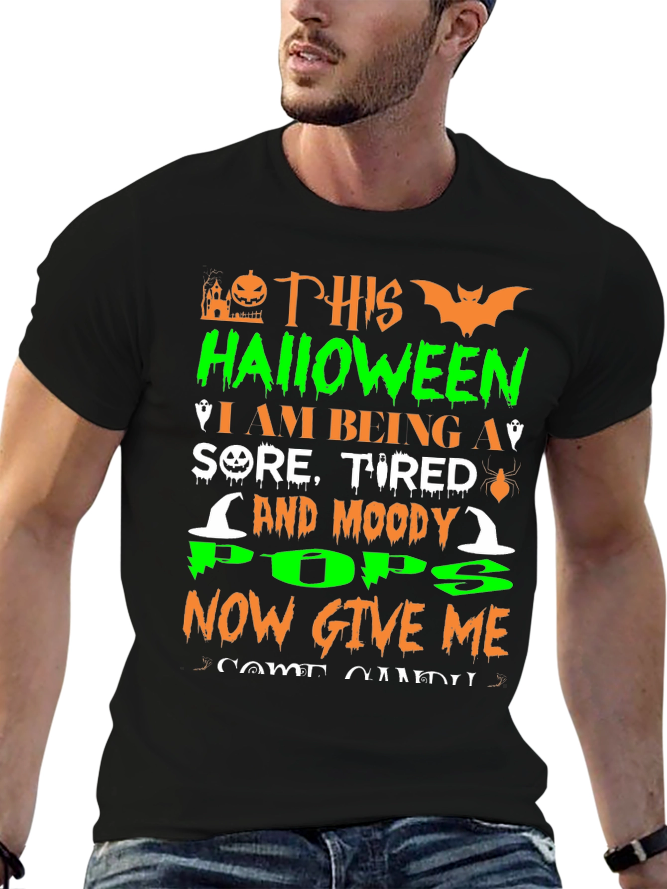 Halloween Sore Tired Moody Pops T-Shirt