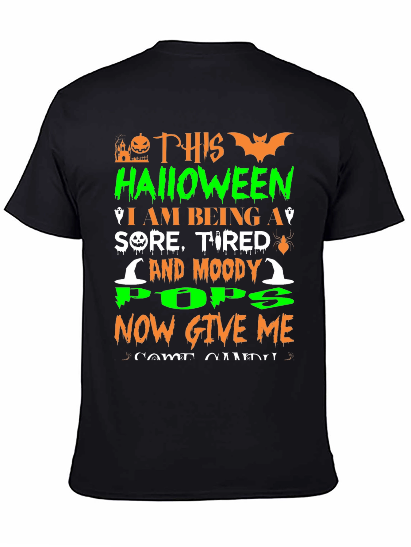 Halloween Sore Tired Moody Pops T-Shirt
