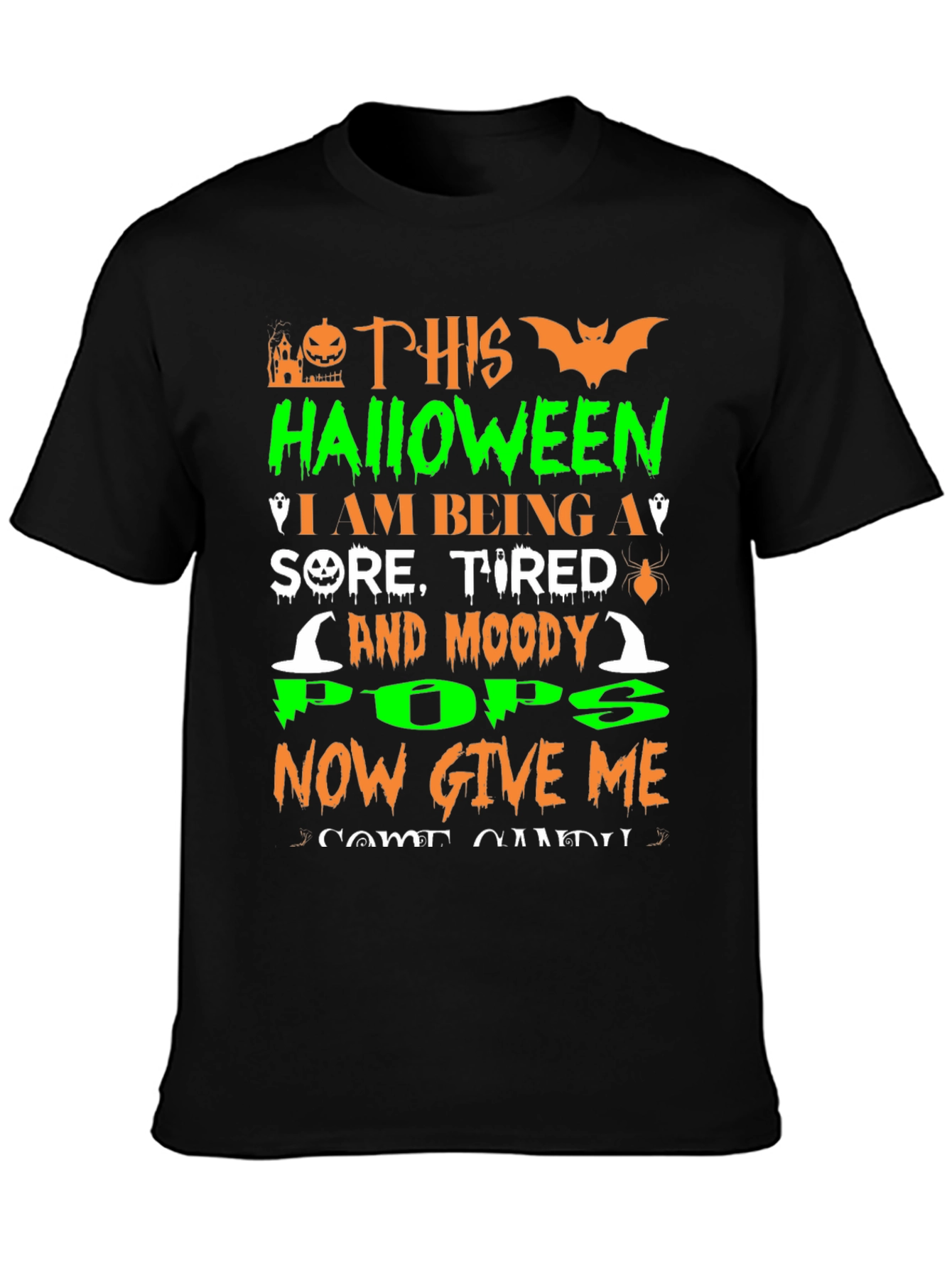 Halloween Sore Tired Moody Pops T-Shirt