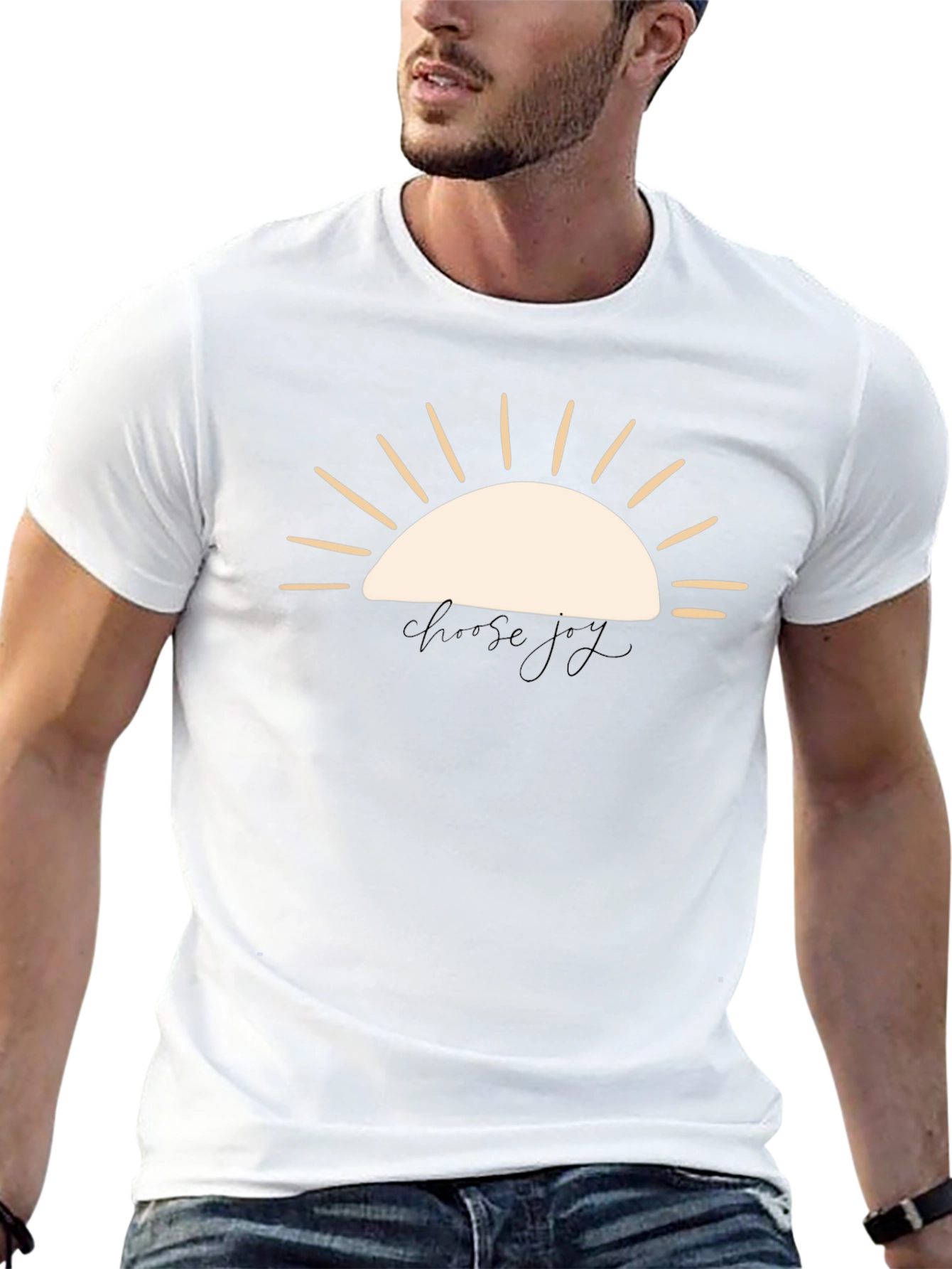 Choose Joy Graphic Tee - Black