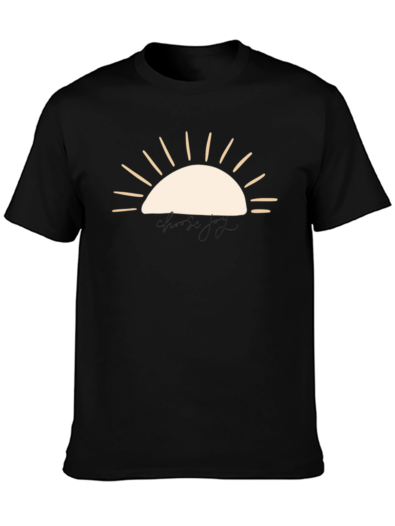 Choose Joy Graphic Tee - Black