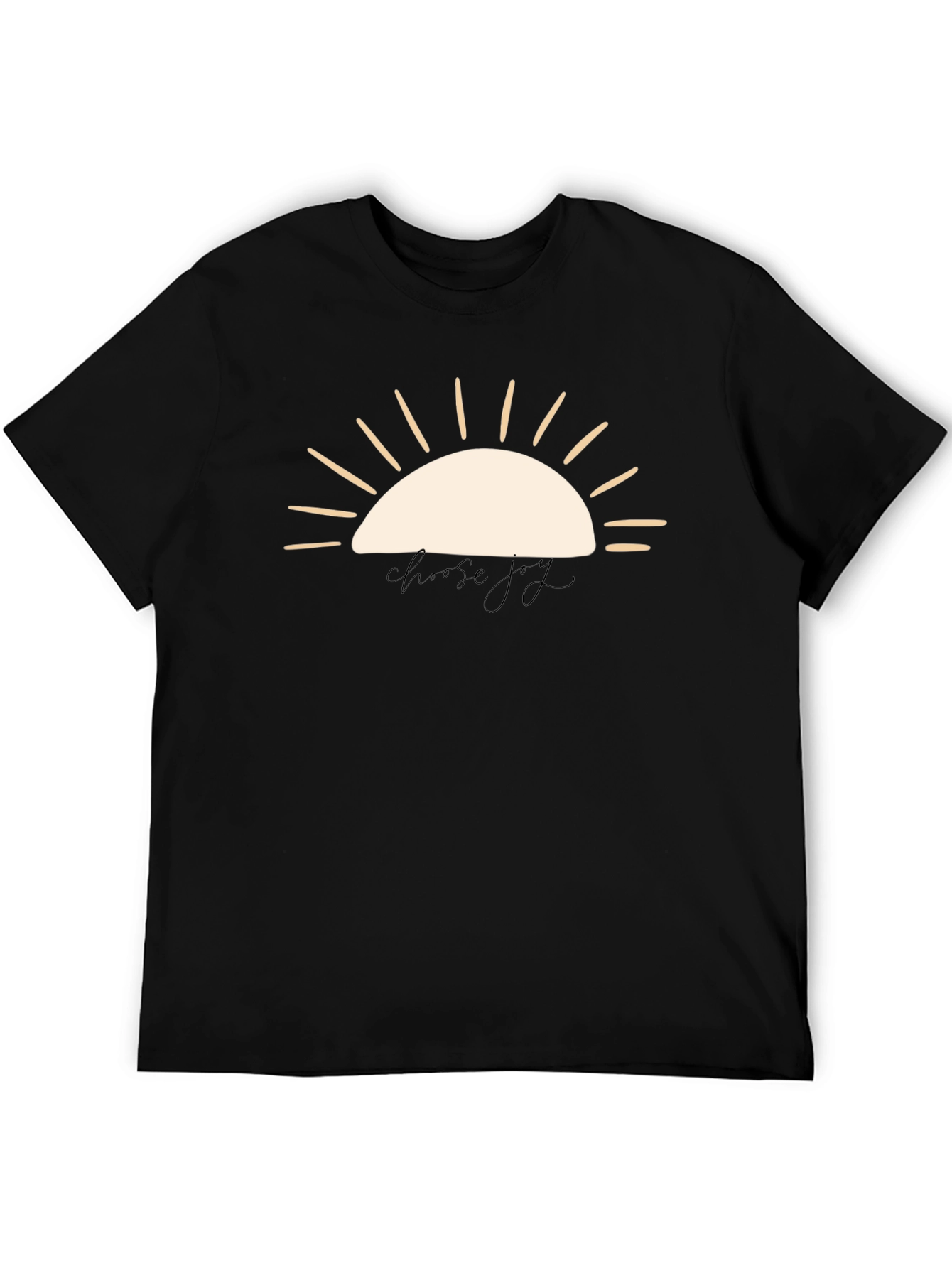 Choose Joy Graphic Tee - Black