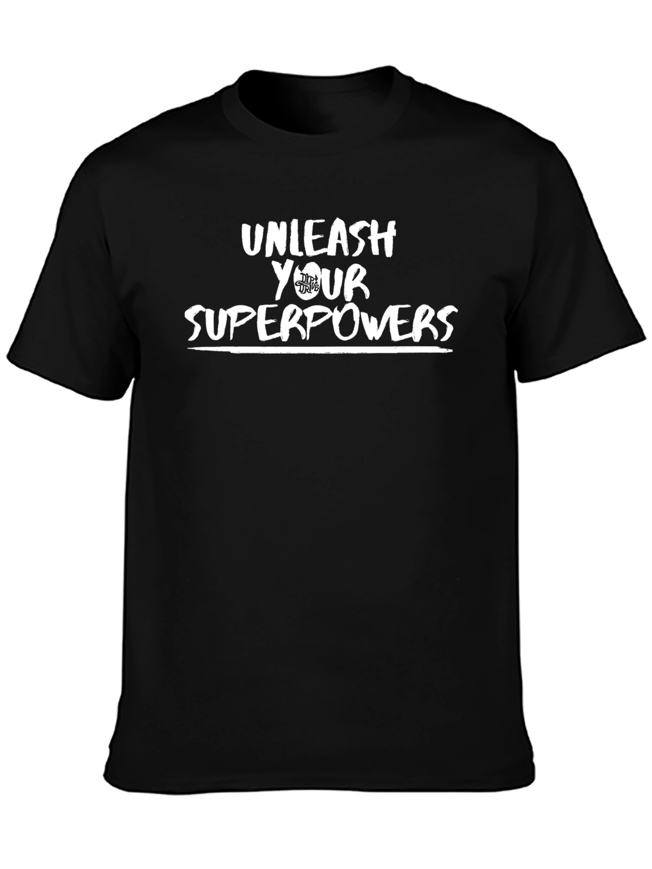 Unleash Your Superpowers Black Graphic Tee