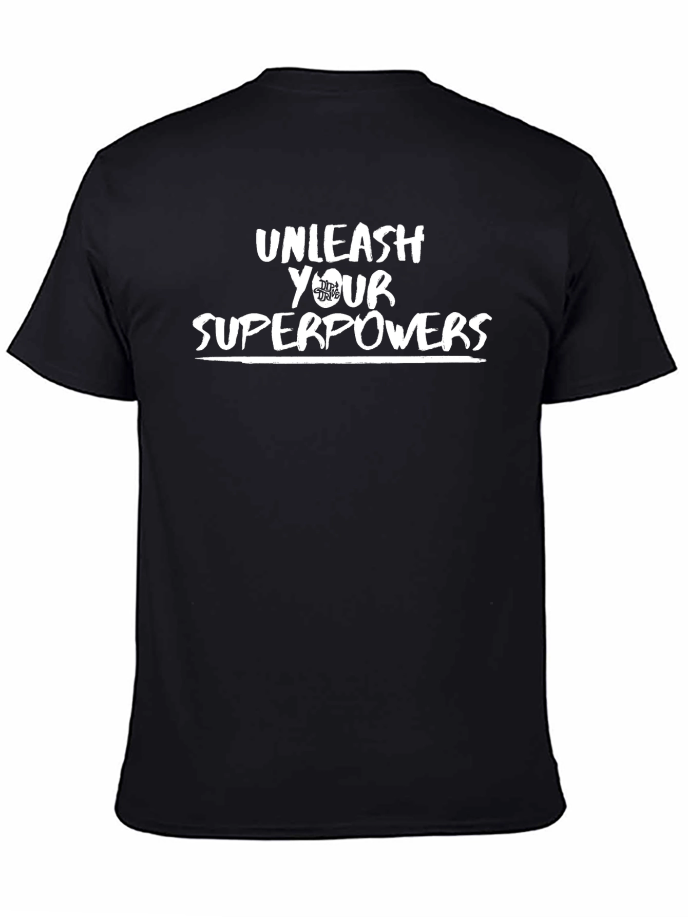 Unleash Your Superpowers Black Graphic Tee