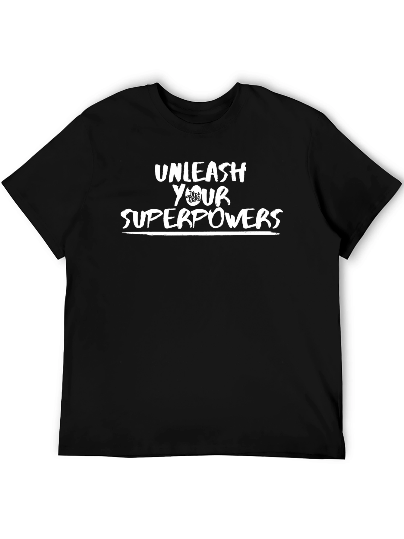 Unleash Your Superpowers Black Graphic Tee