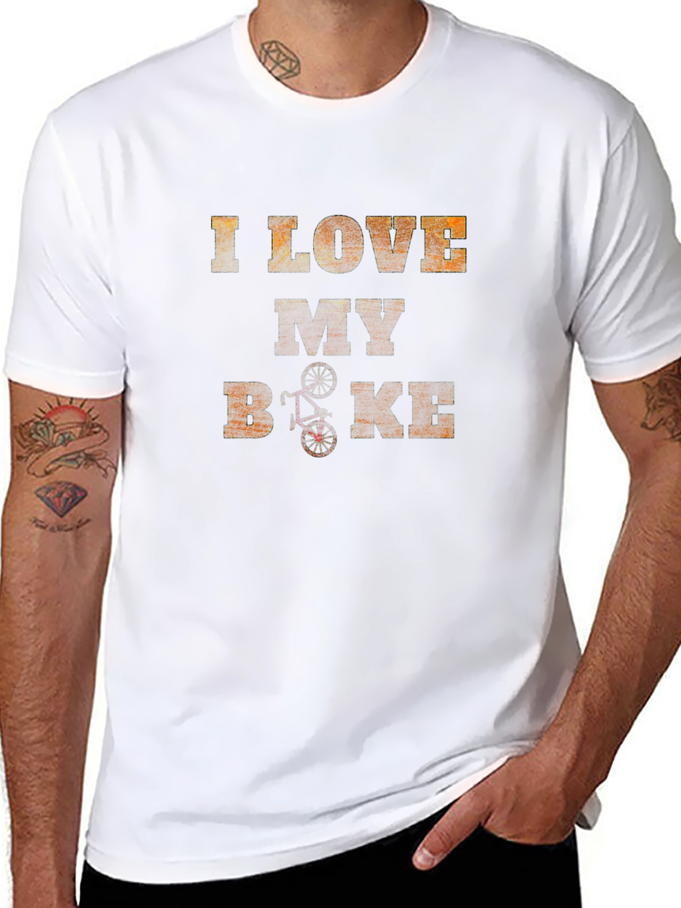 I Love My Bike Graphic Tee