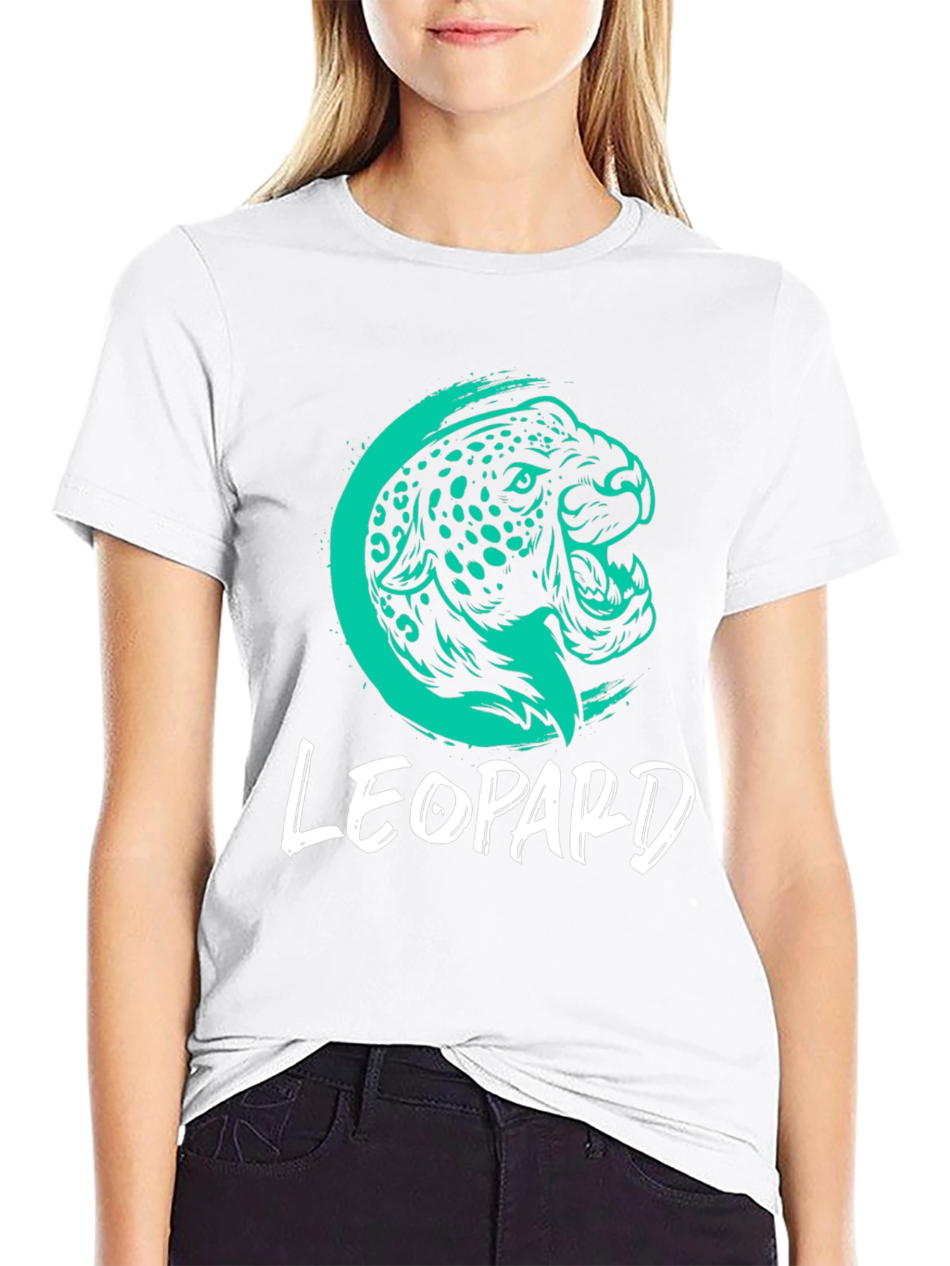 Leopard Graphic Tee - Cool Animal Design