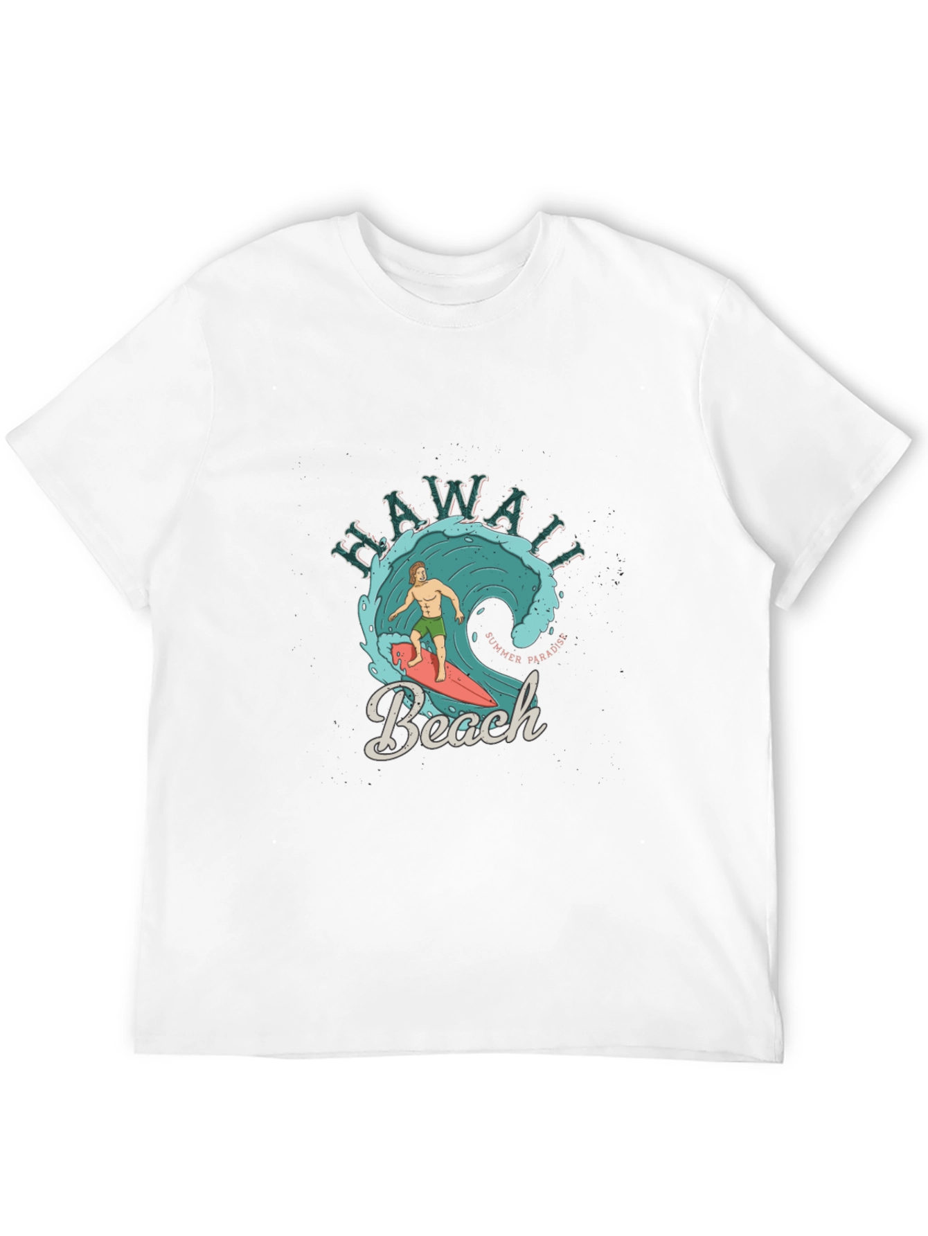 Hawaii Beach Summer Paradise Graphic T-Shirt
